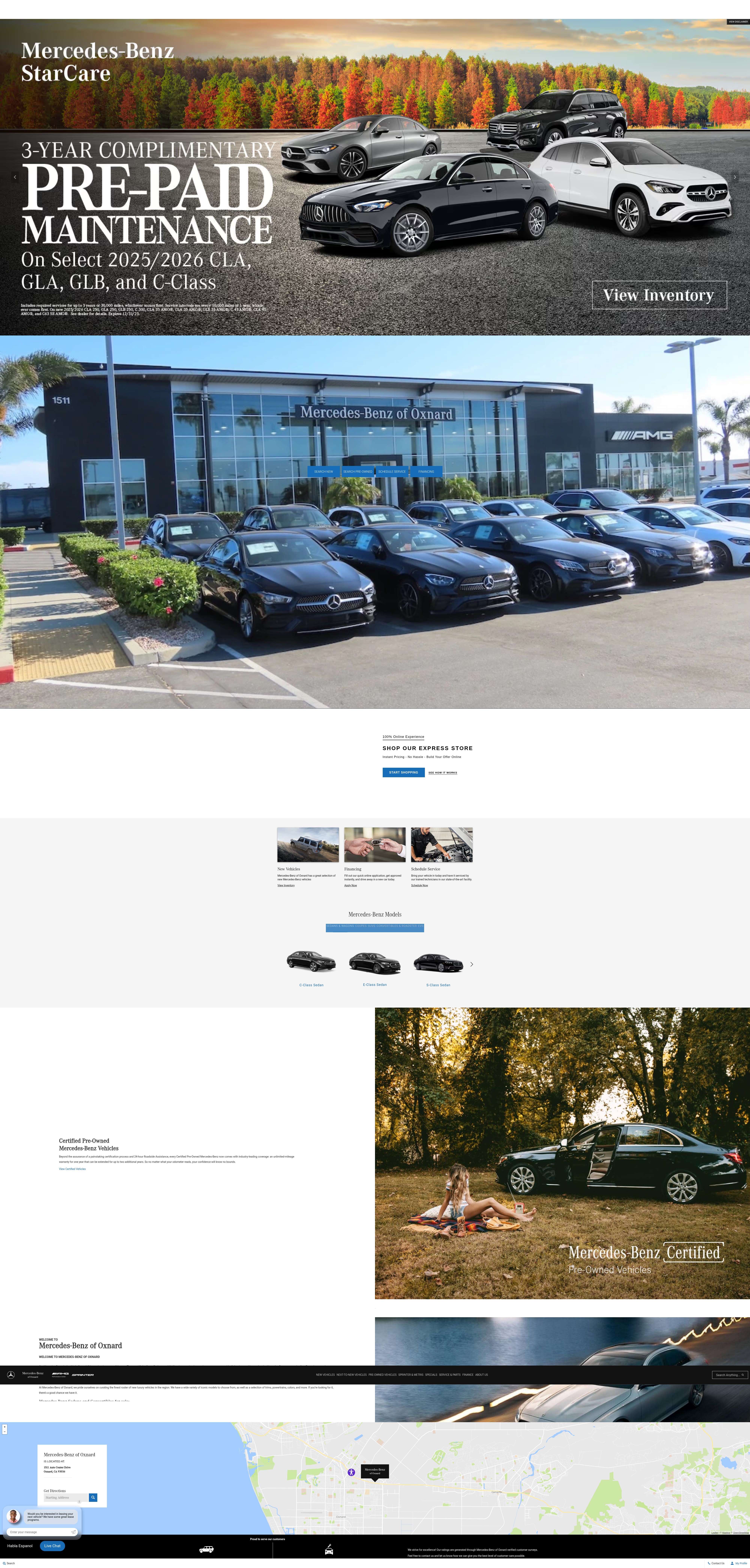 Screenshot of www.mbofoxnard.com