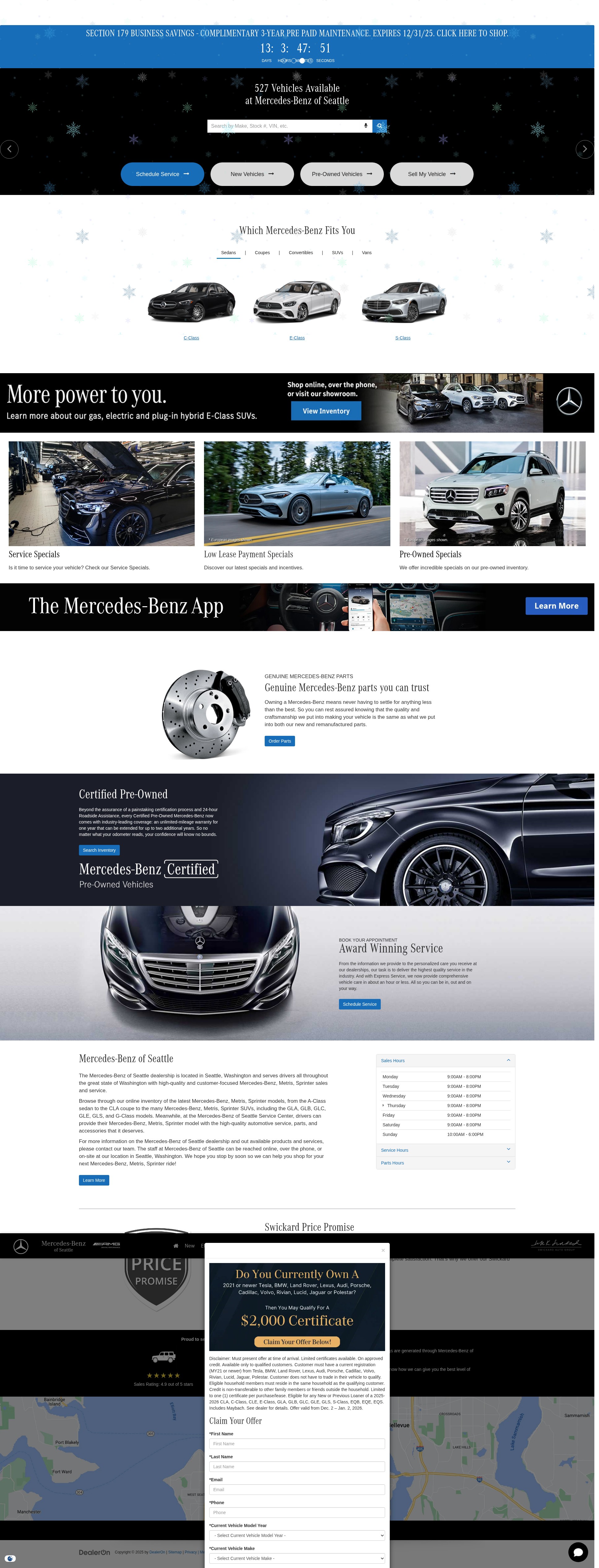 Screenshot of www.mbseattle.com