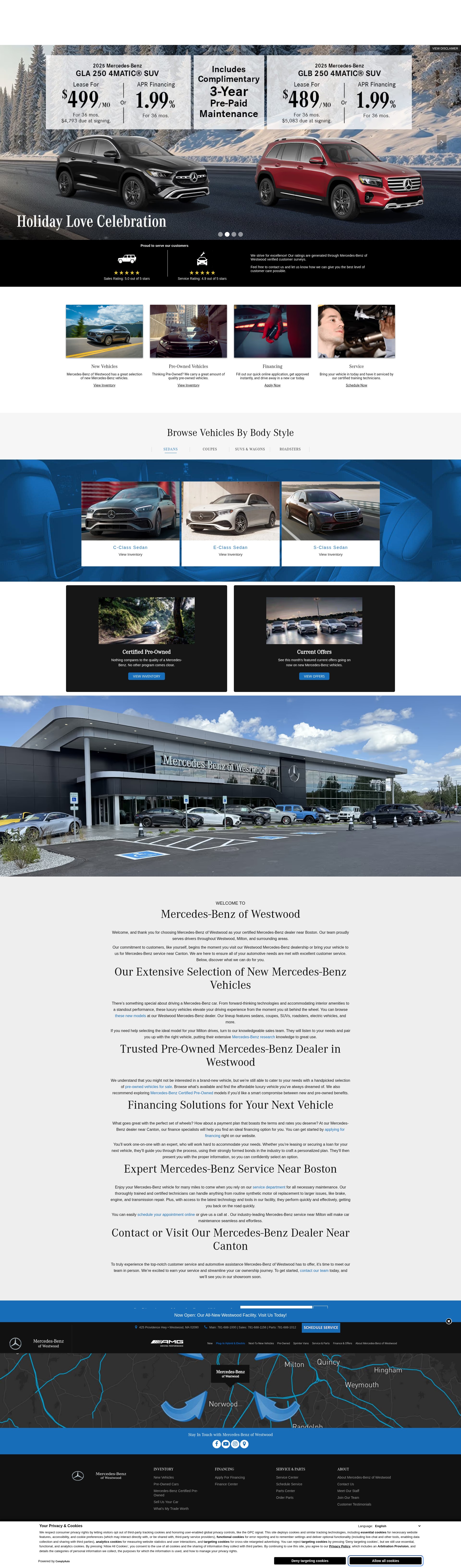 Screenshot of www.mbwestwood.com