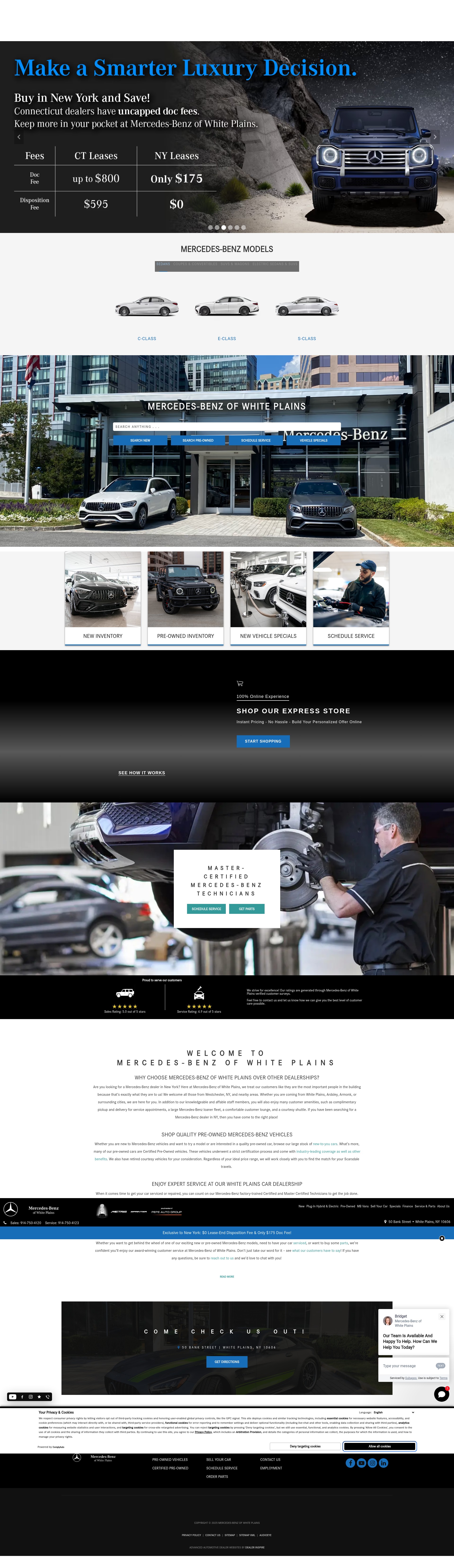 Screenshot of www.mbwhiteplains.com