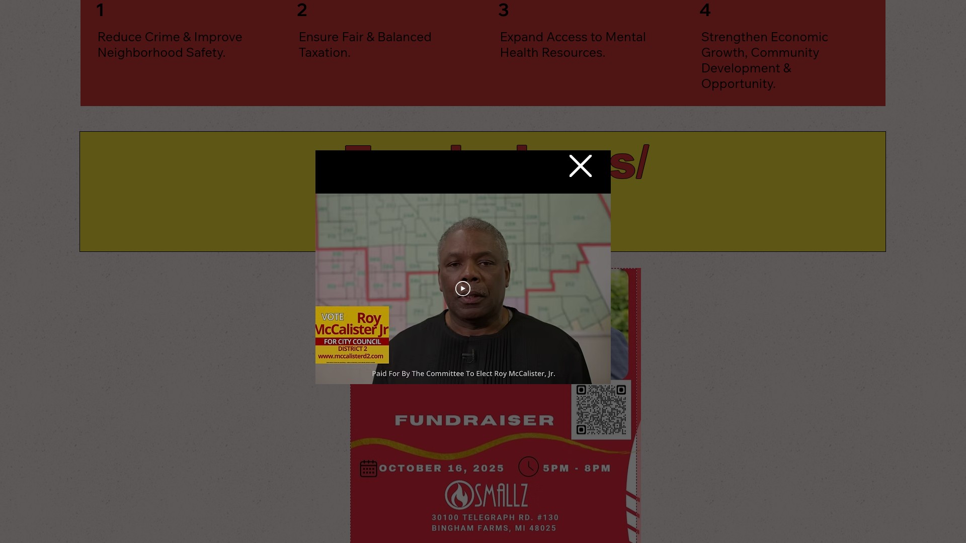 Screenshot of www.mccalisterd2.com
