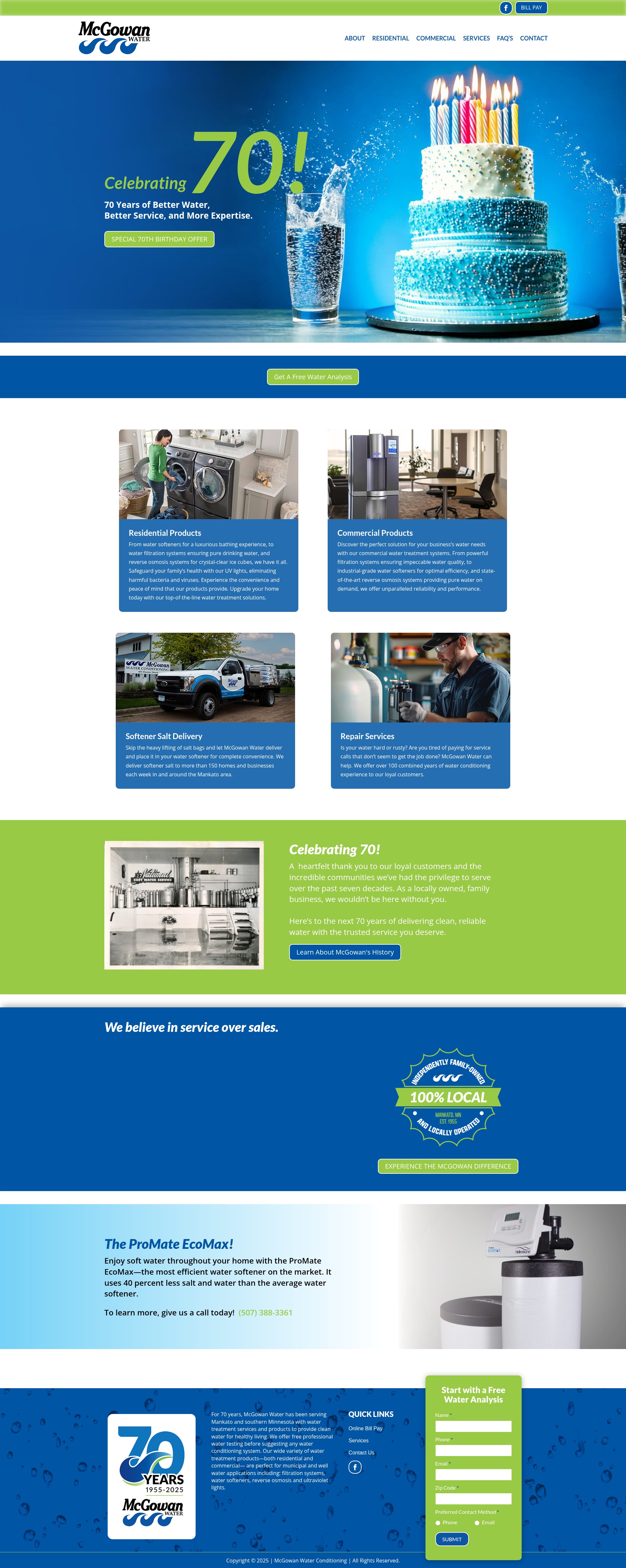 Screenshot of www.mcgowanwater.com