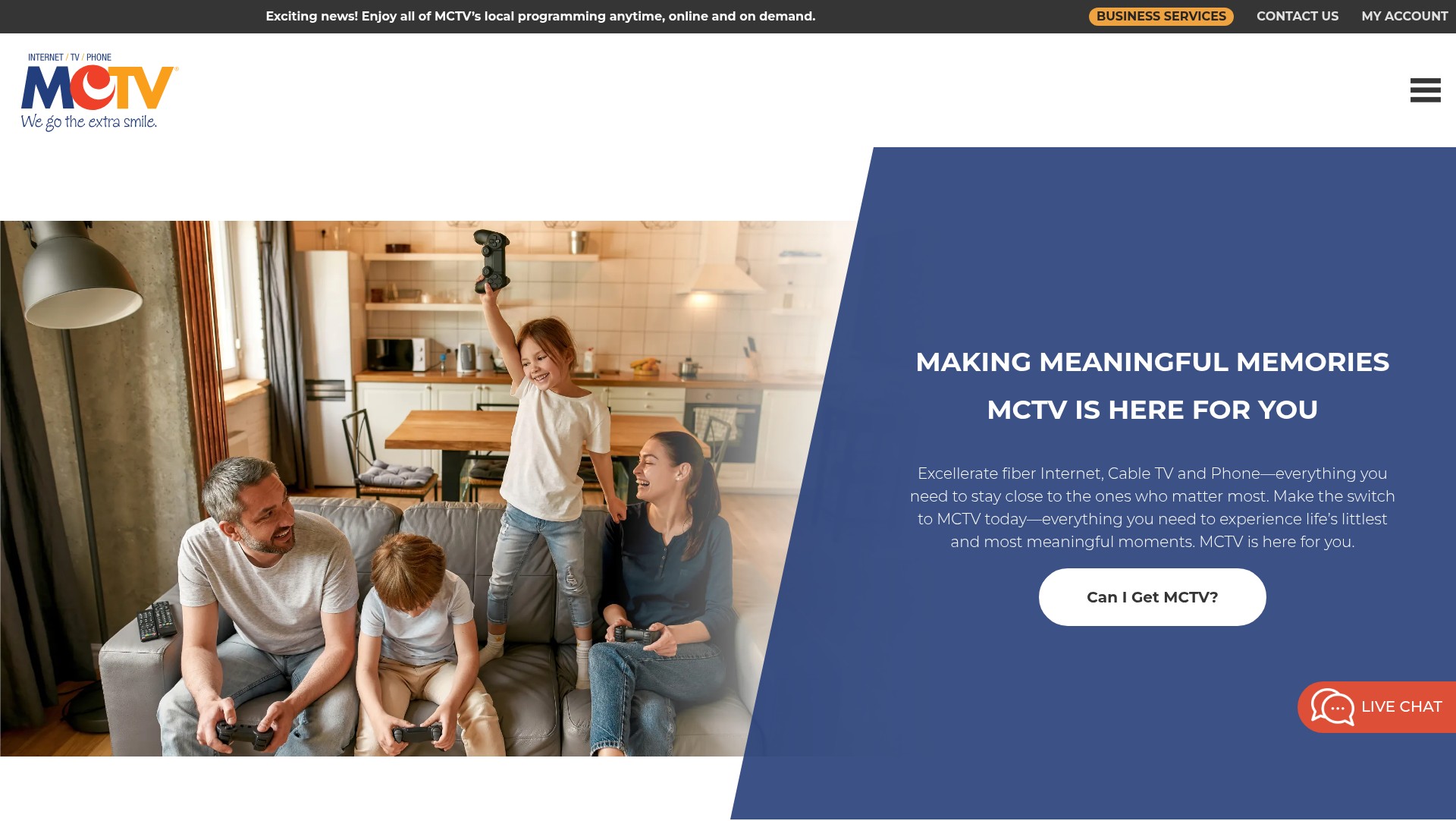 Screenshot of www.mctvohio.com
