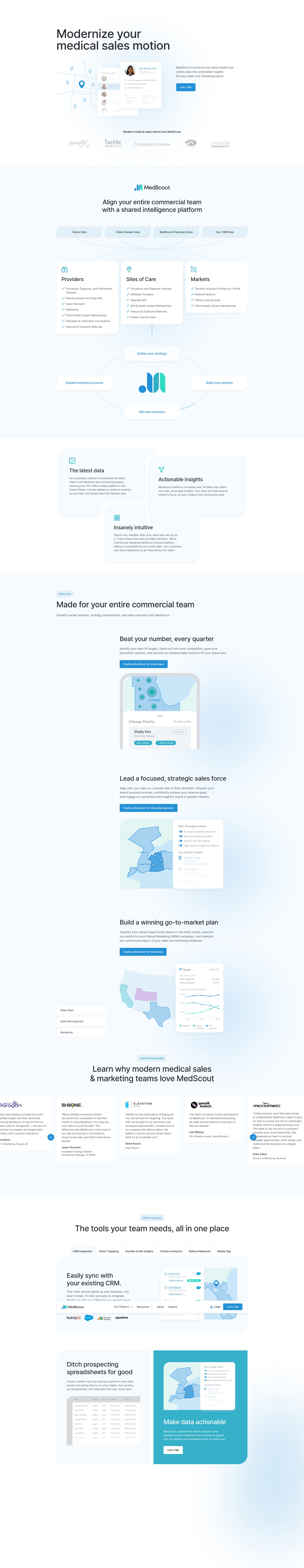 Screenshot of www.medscout.io