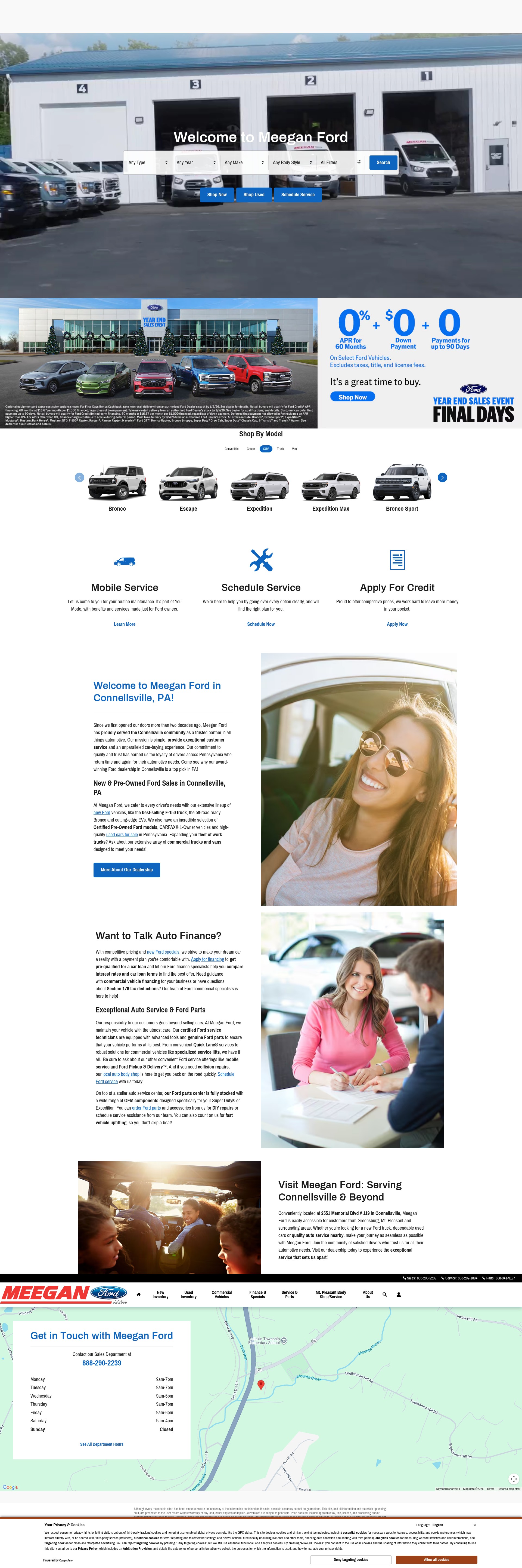 Screenshot of www.meeganford.com