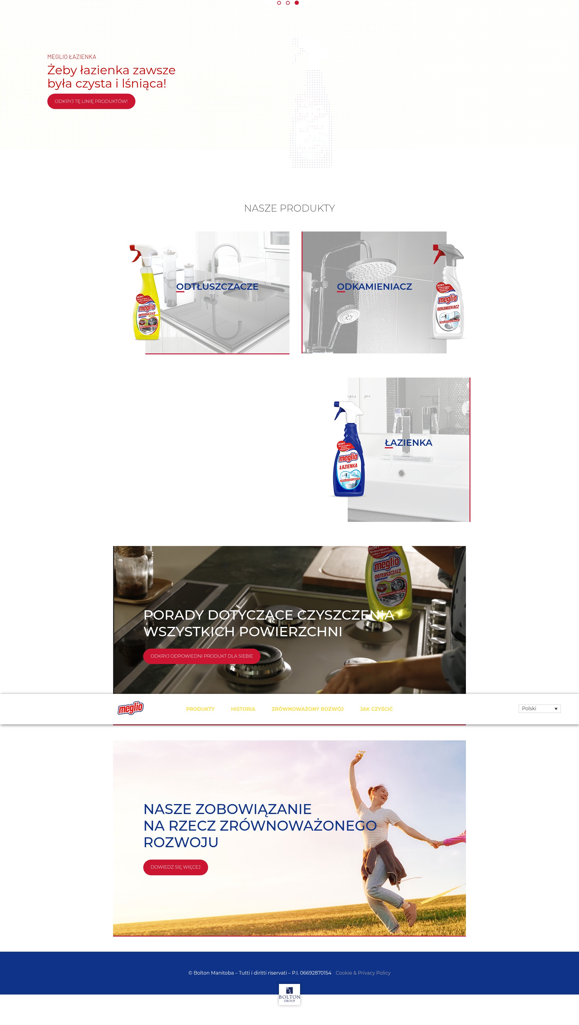 Screenshot of www.meglio-home.com