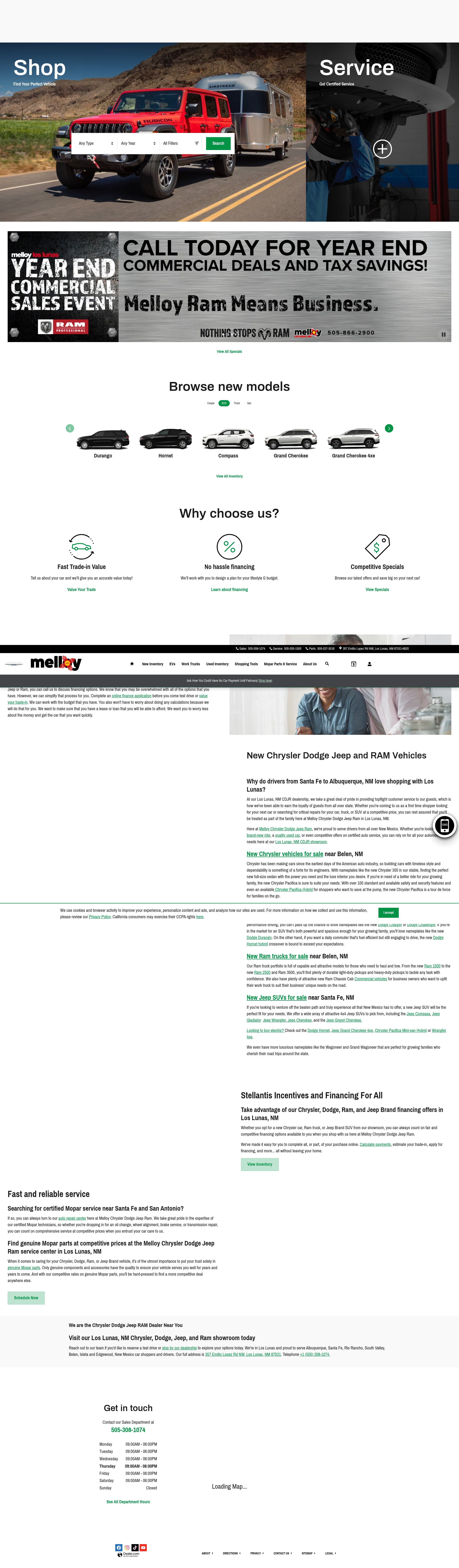 Screenshot of www.melloycjdr.com