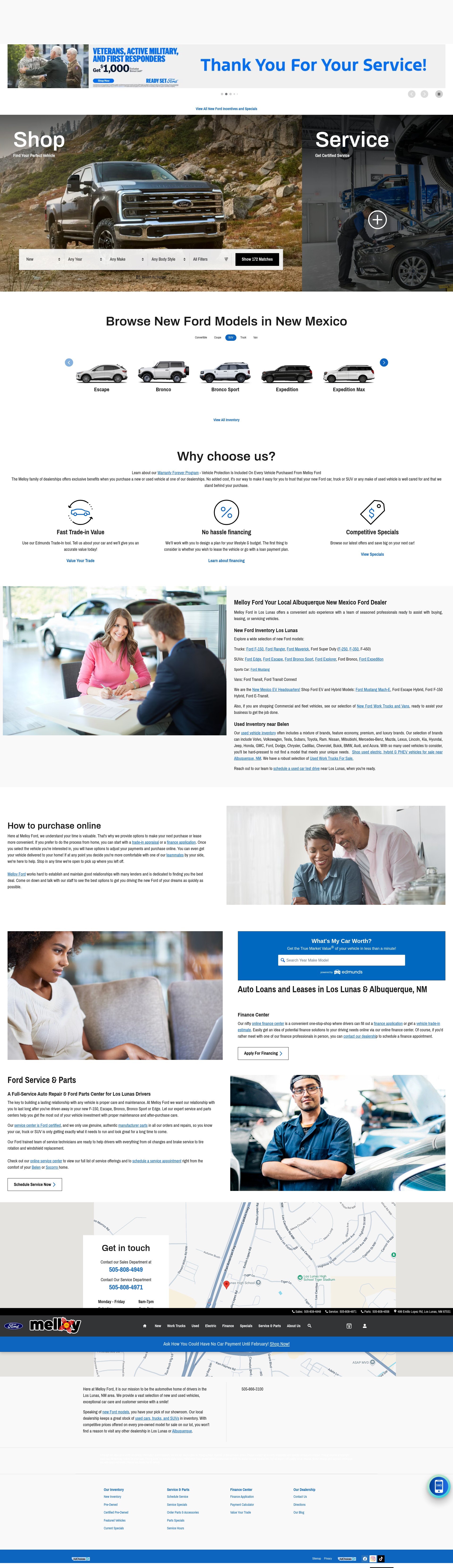 Screenshot of www.melloyford.com