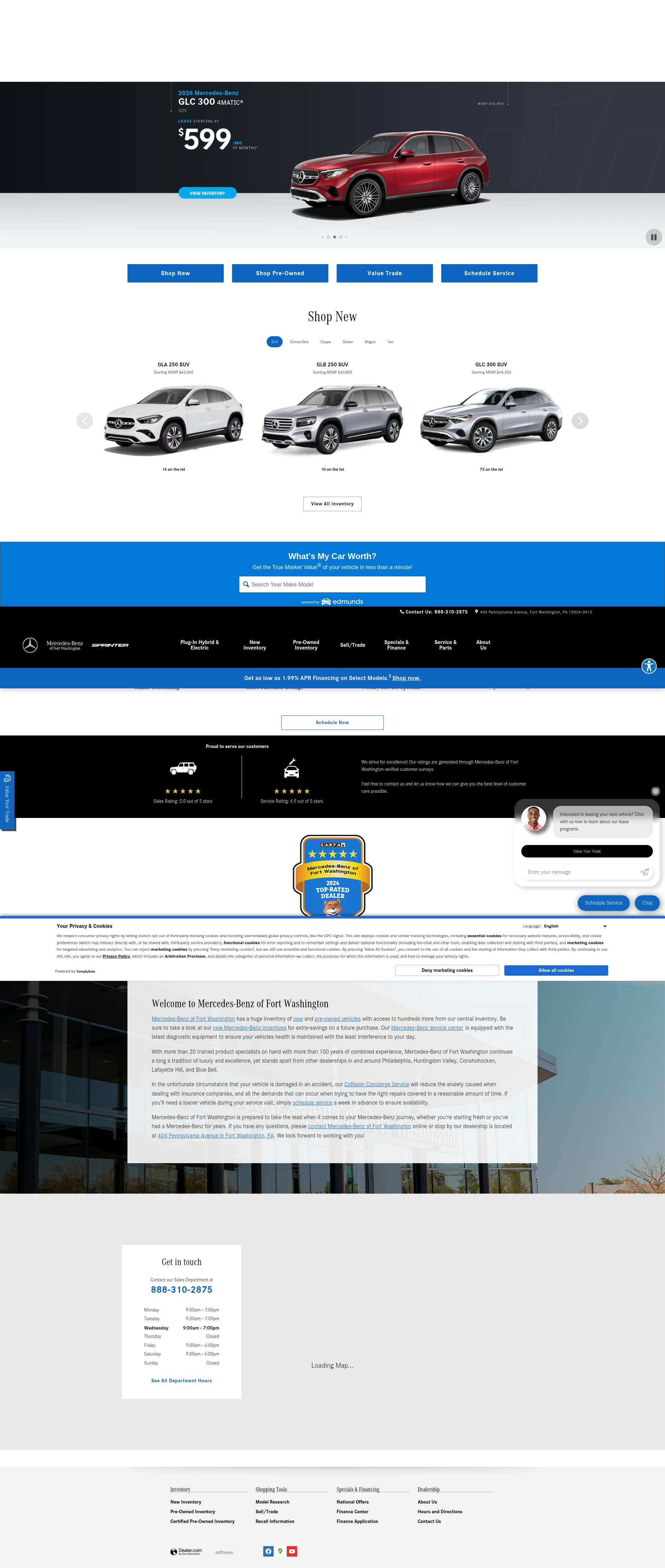 Screenshot of www.mercedes-benz-fort-washington.com