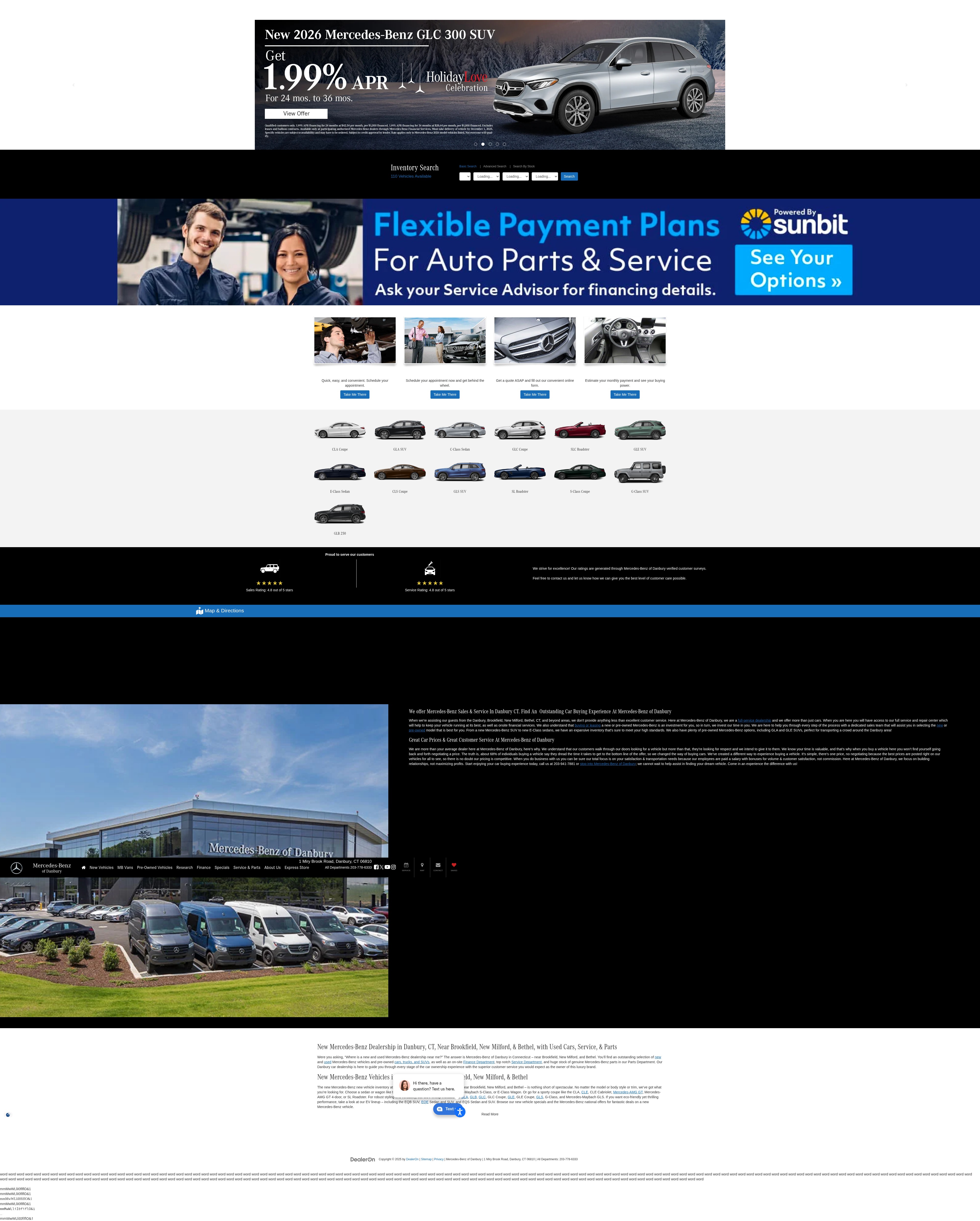 Screenshot of www.mercedesbenzofdanbury.com