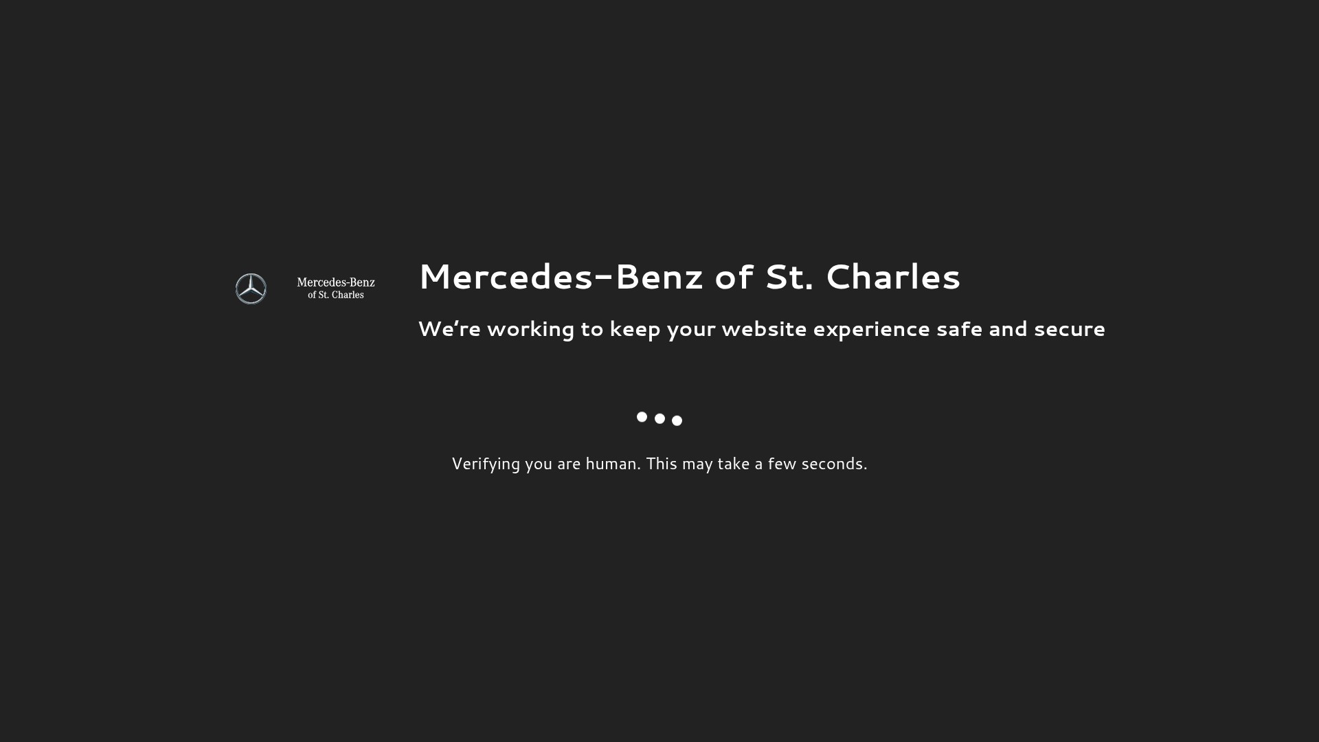 Screenshot of www.mercedesbenzofstcharles.com