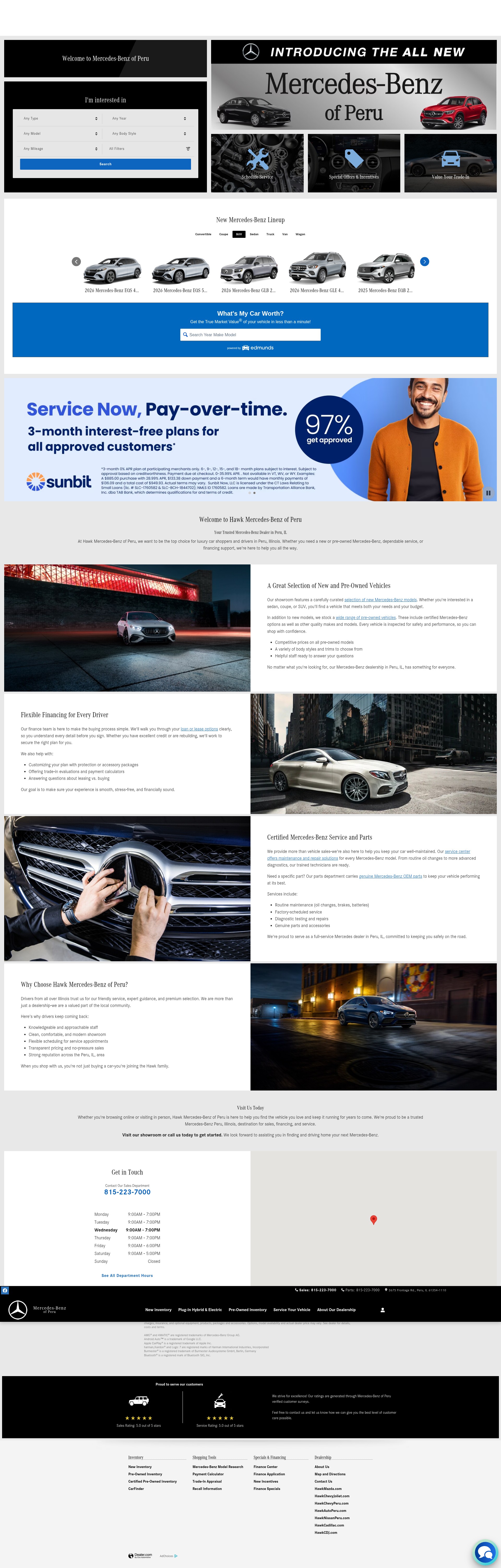 Screenshot of www.mercedesbenzperu.com