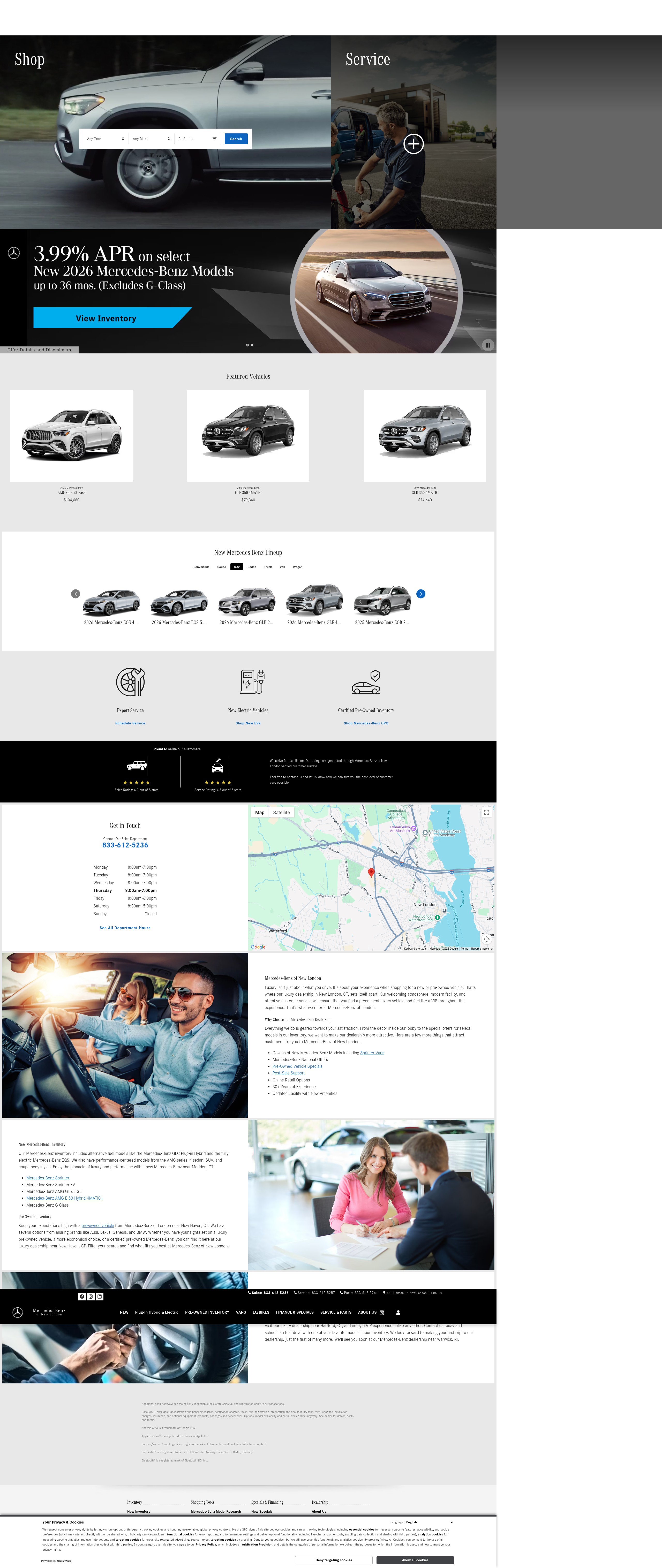 Screenshot of www.mercedesct.com