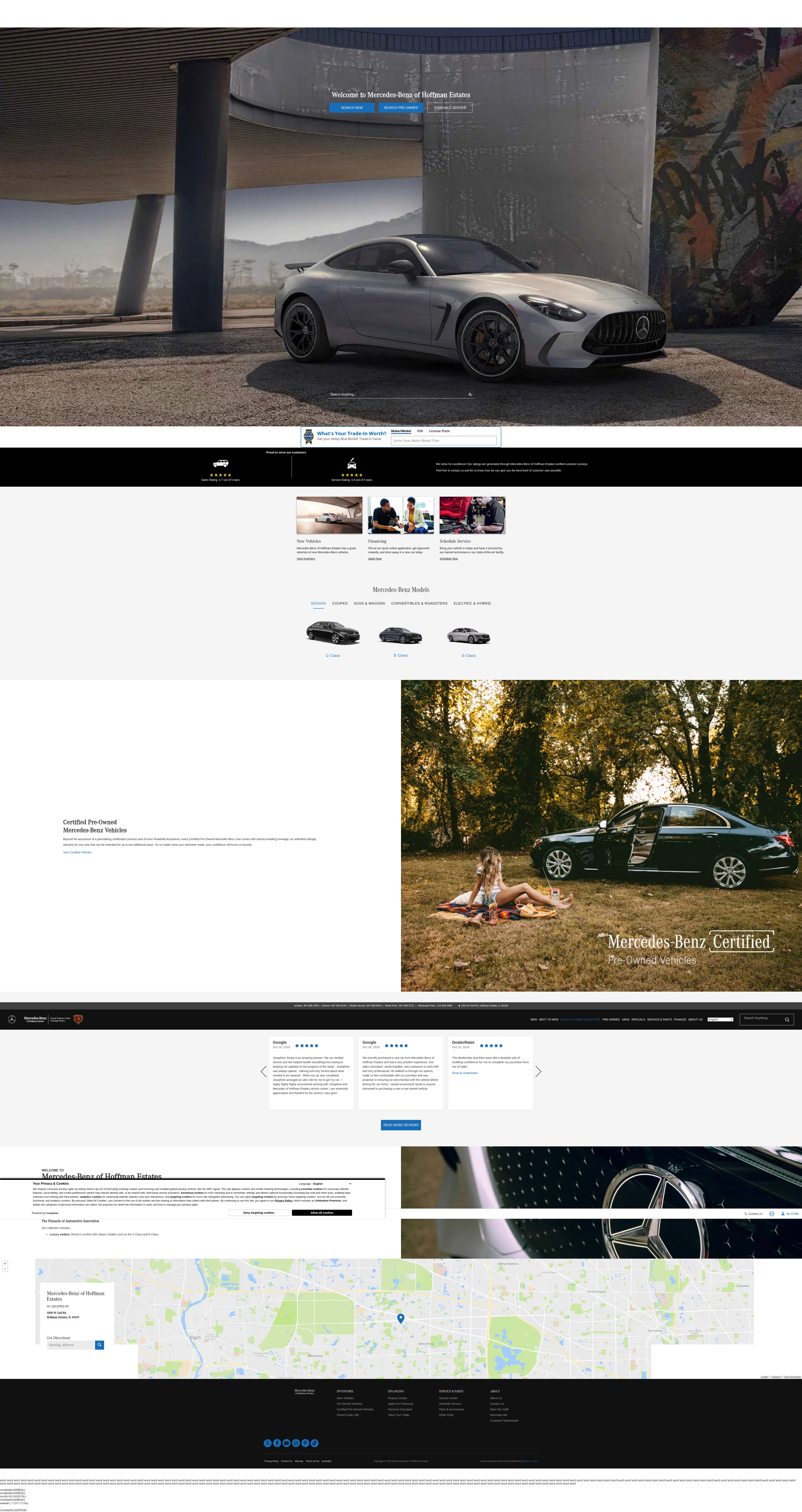 Screenshot of www.mercedeshoffman.com