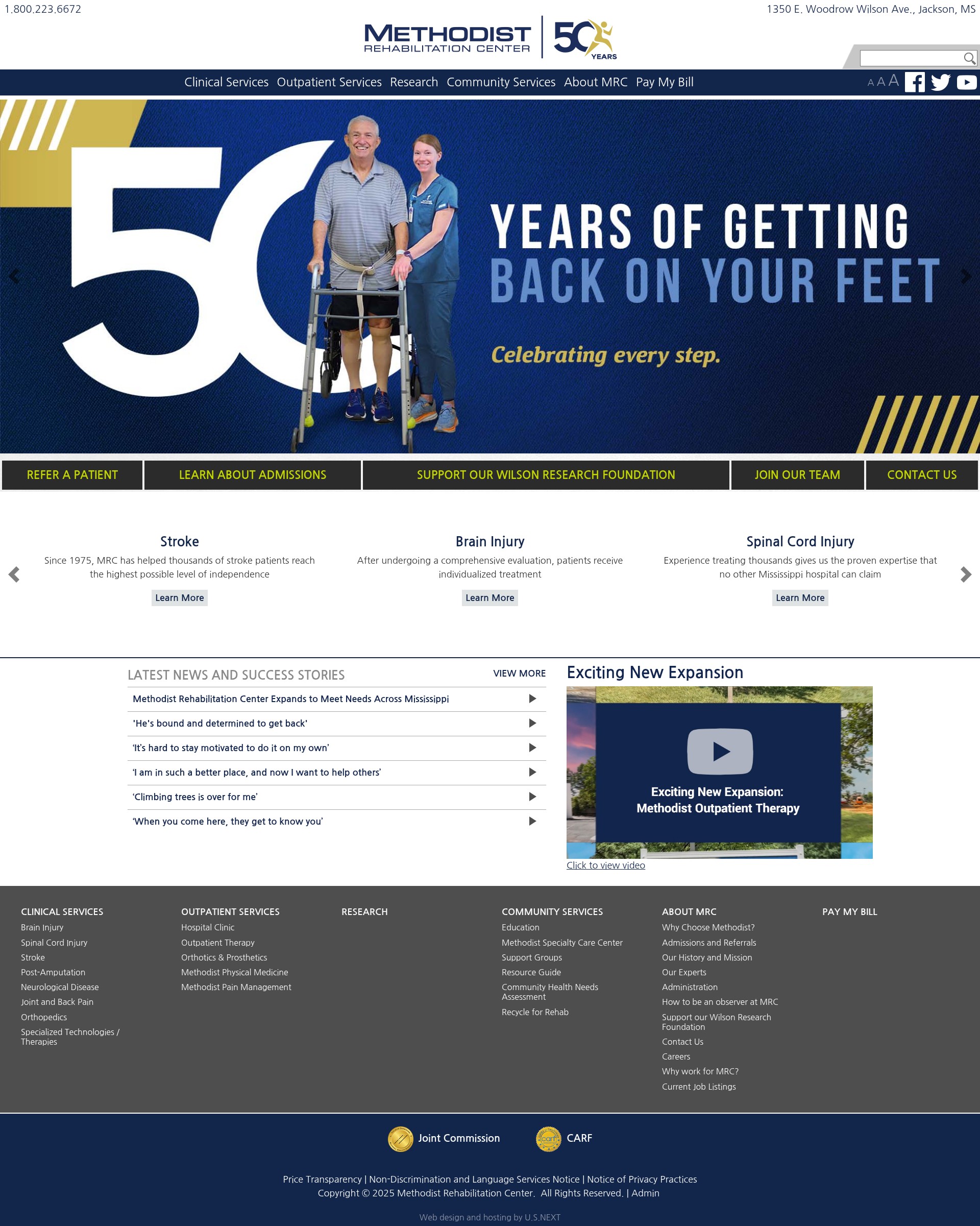 Screenshot of www.methodistonline.org