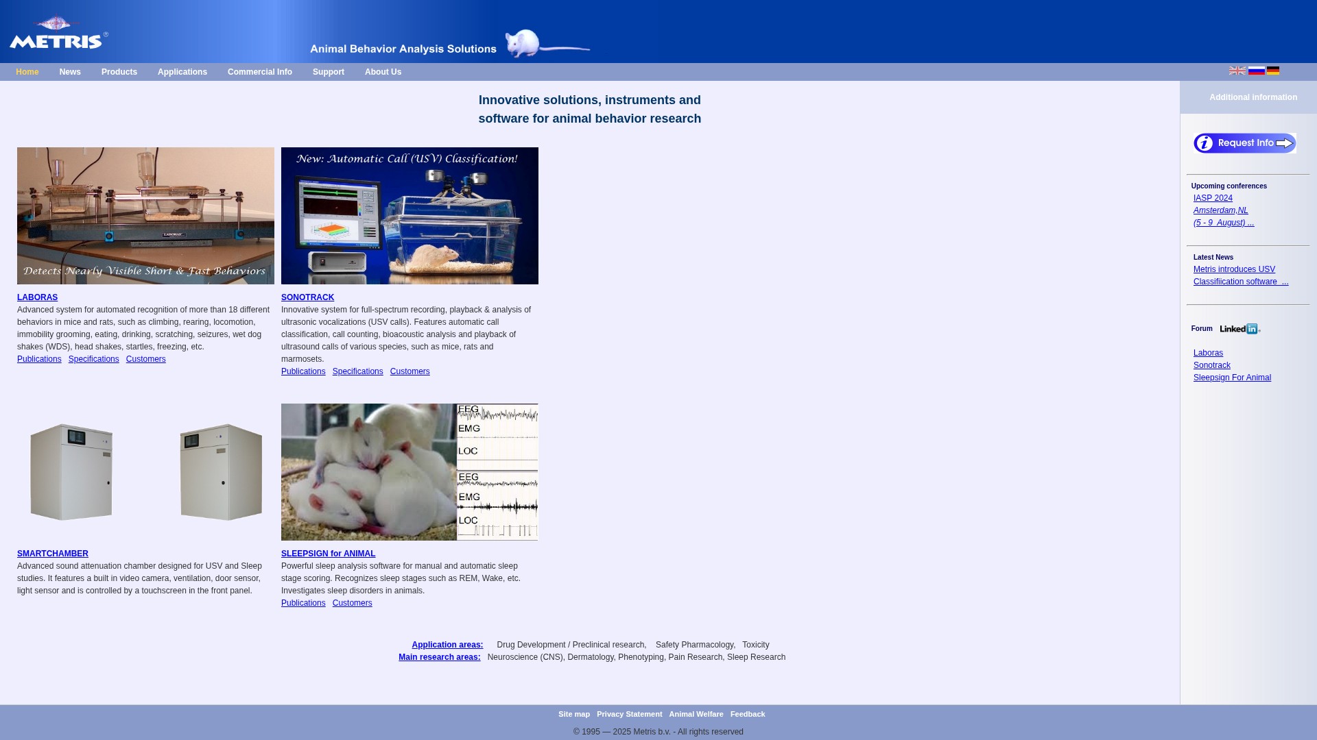 Screenshot of www.metris.nl