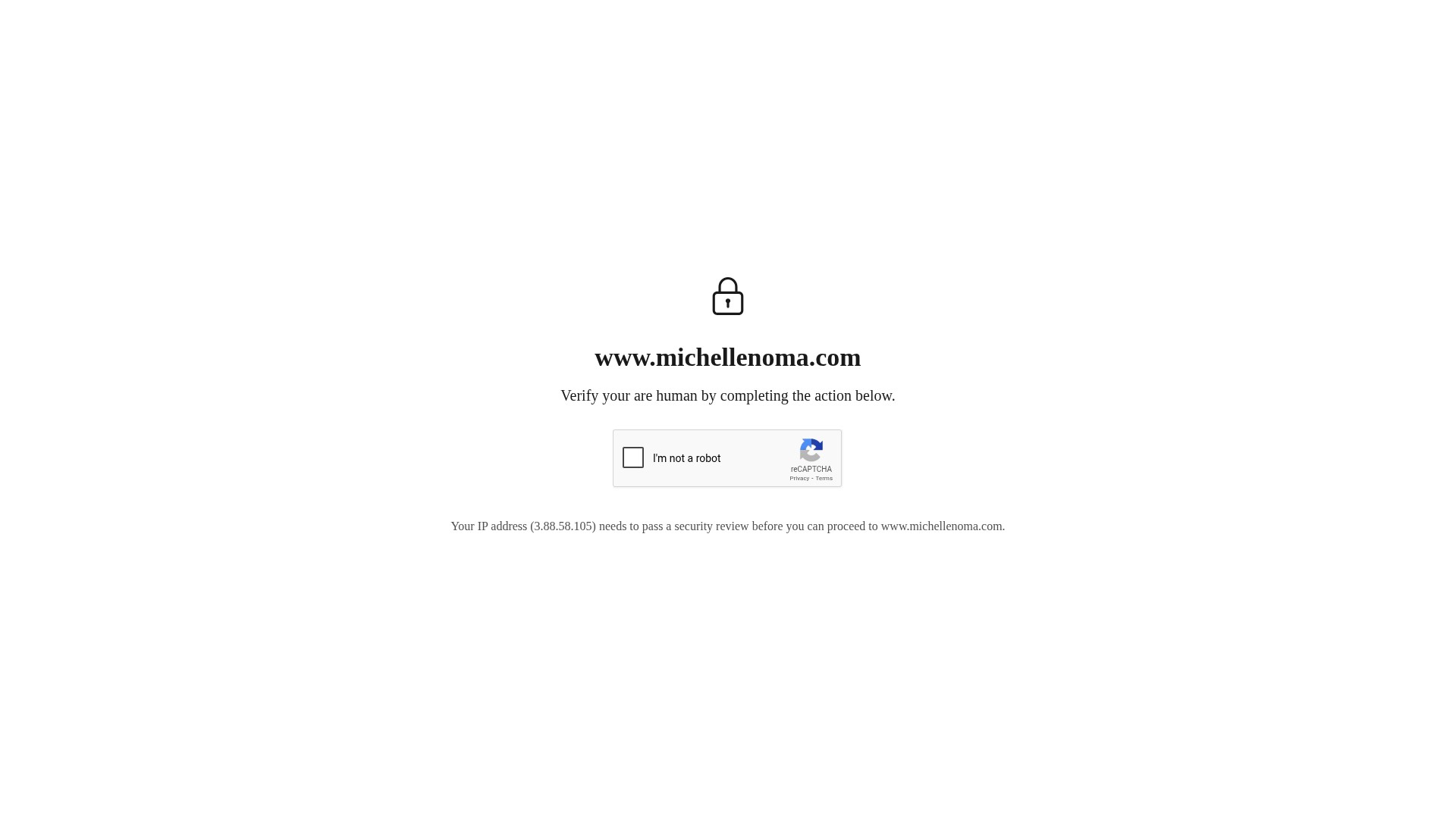 Screenshot of www.michellenoma.com