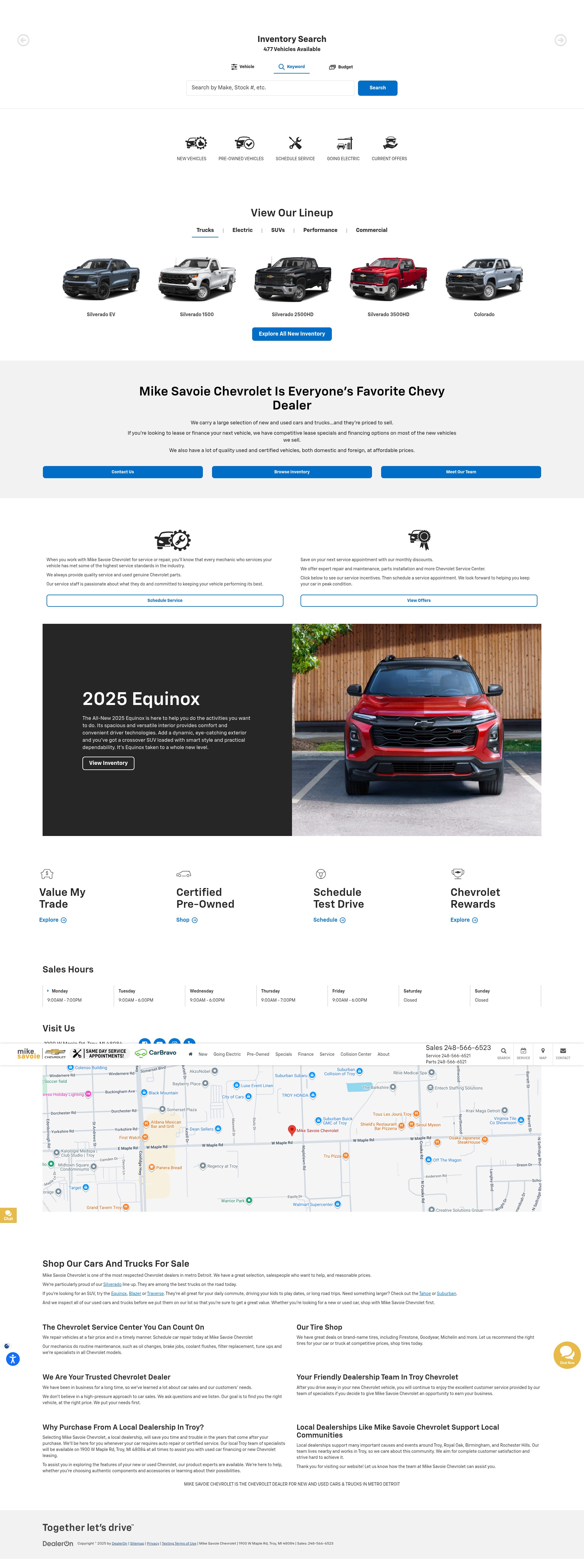 Screenshot of www.mikesavoie.com