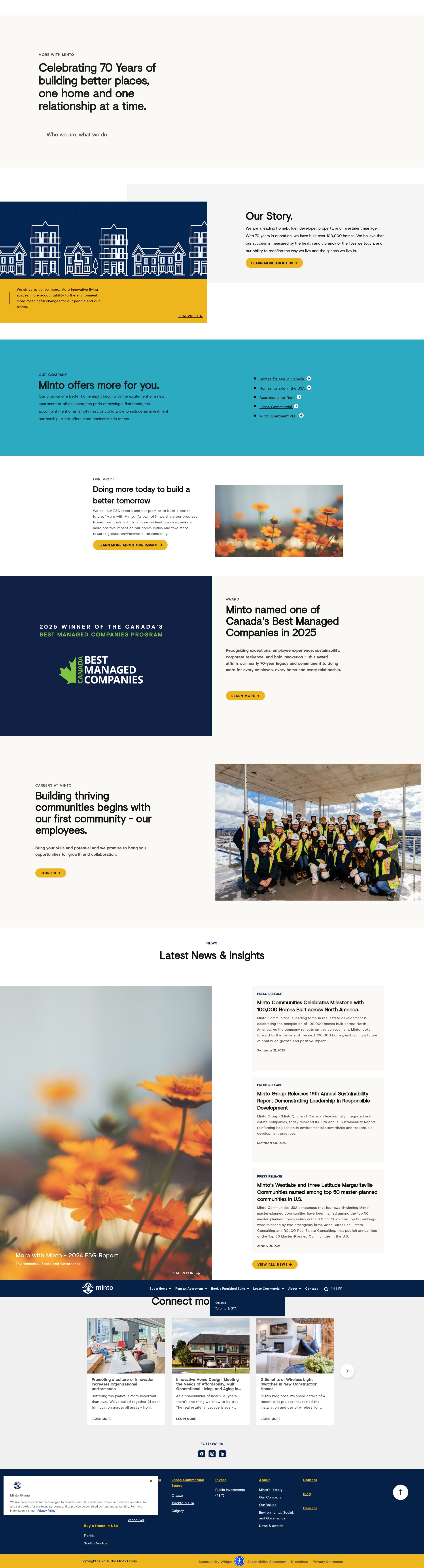 Screenshot of www.minto.com