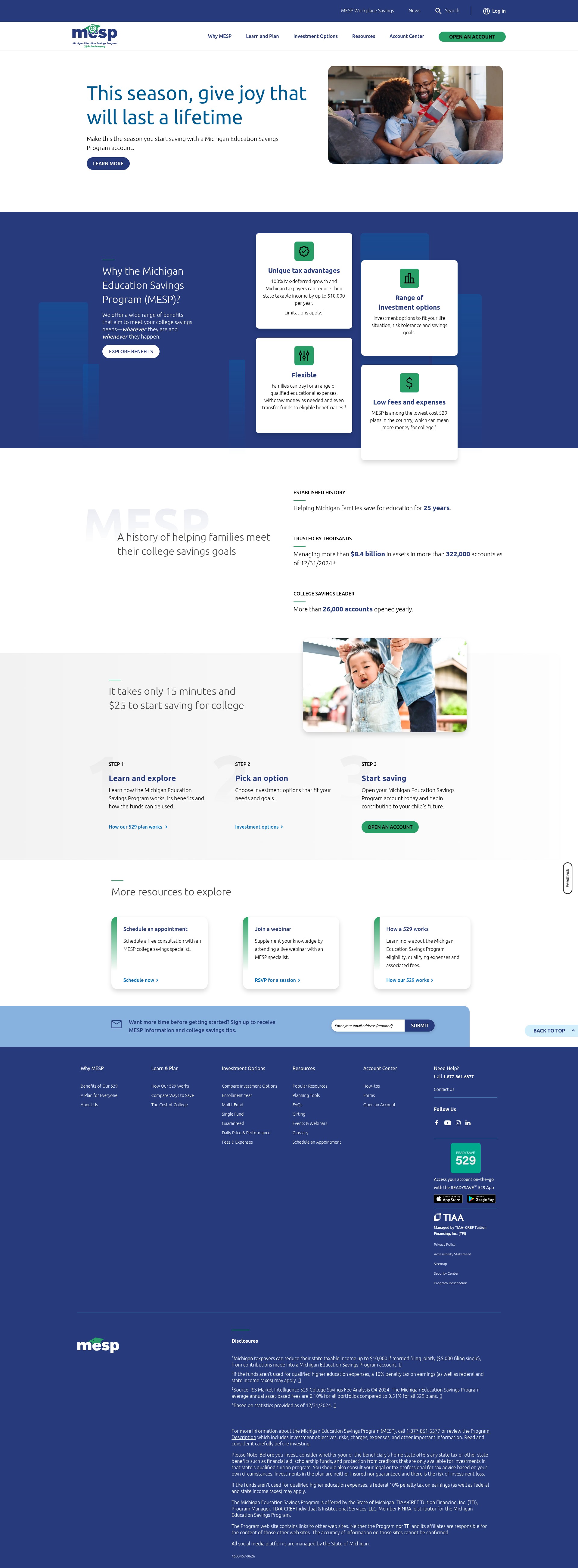 Screenshot of www.misaves.com
