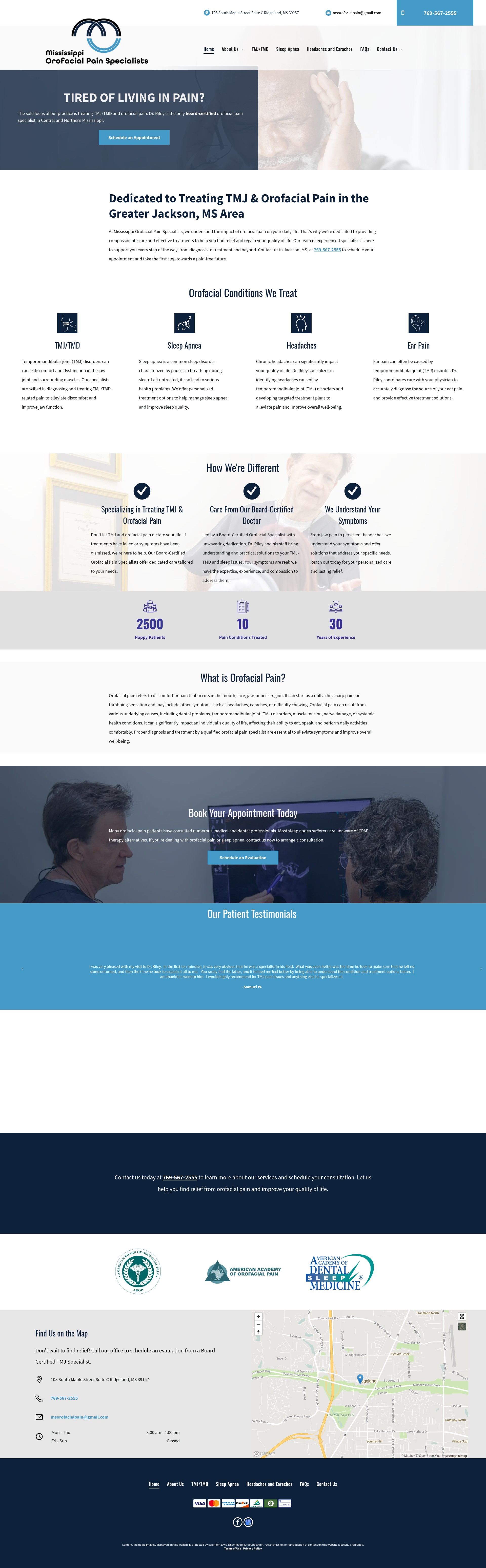 Screenshot of www.mississippitmj.com