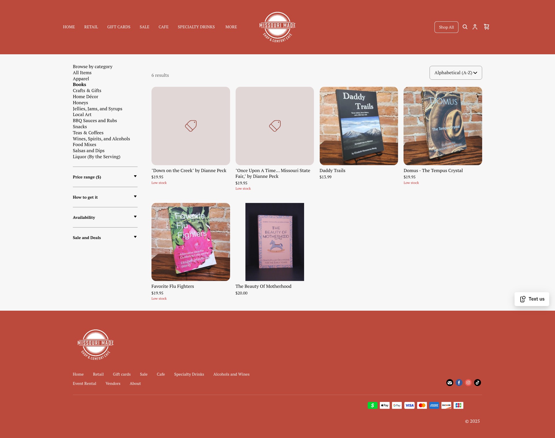 Screenshot of www.missourimadescc.com