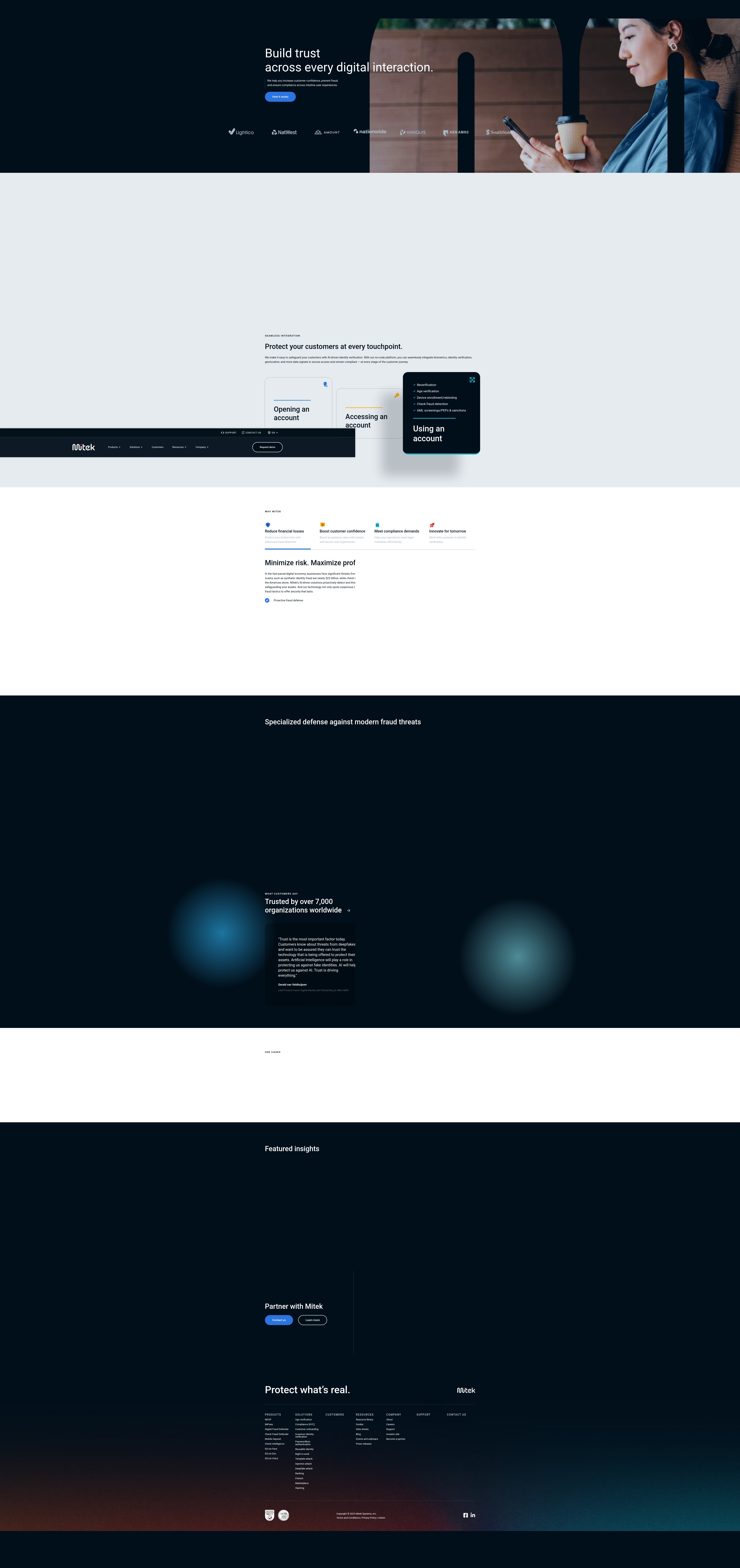Screenshot of www.miteksystems.com