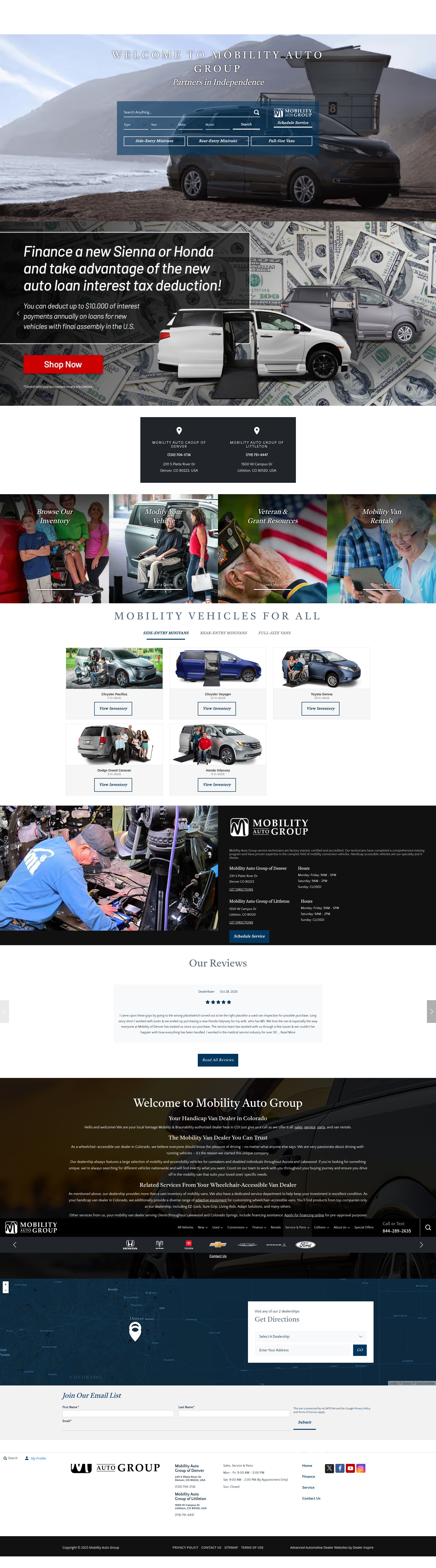 Screenshot of www.mobilityauto.com