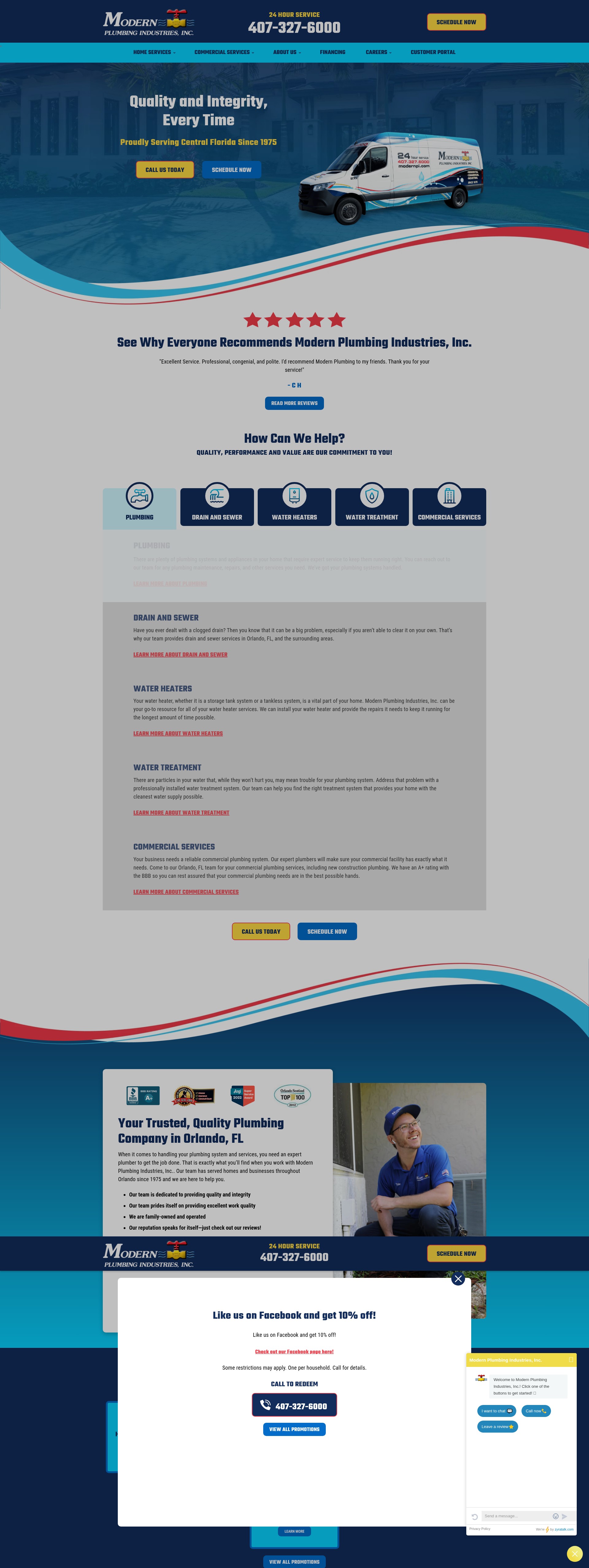 Screenshot of www.modernpi.com