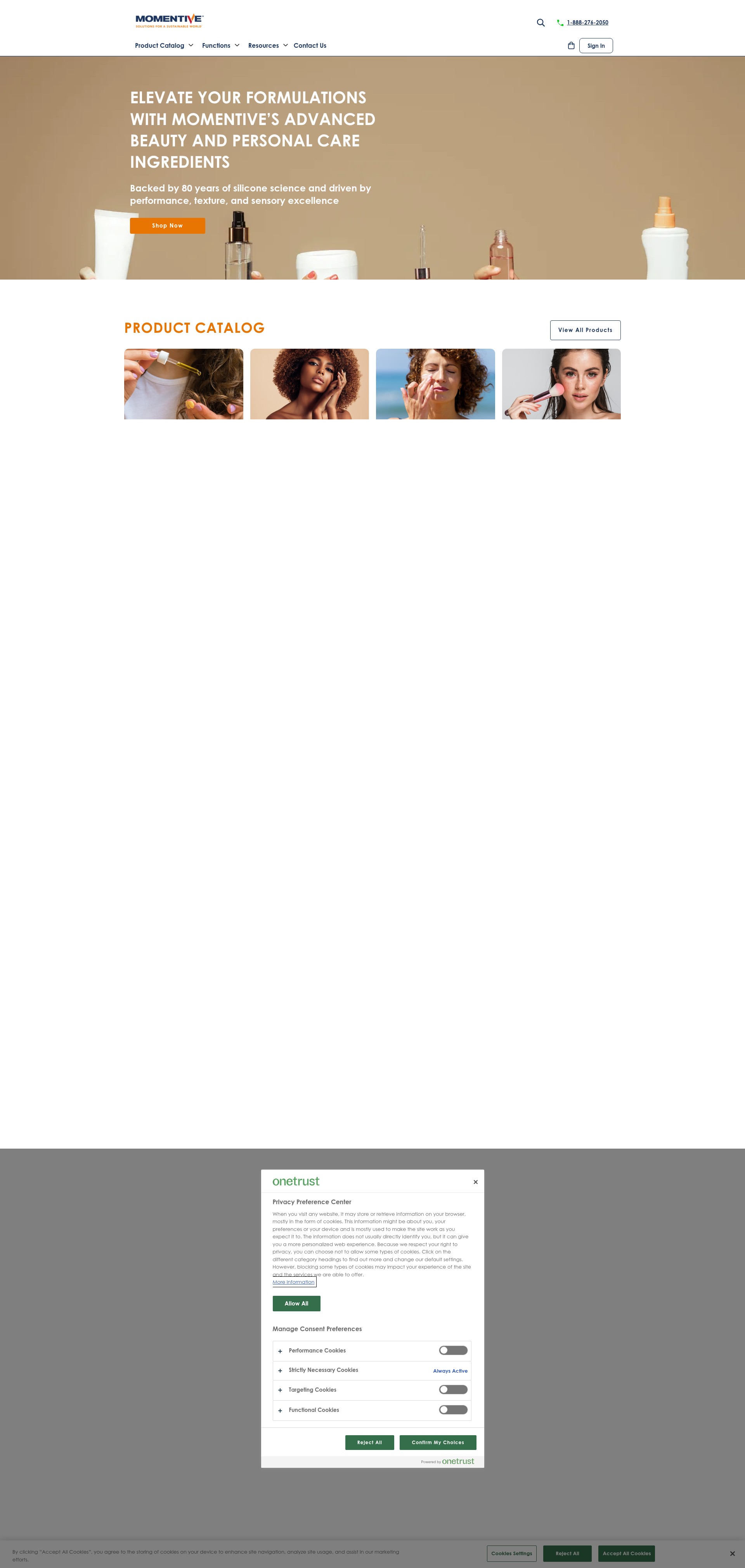 Screenshot of www.momentivexpress.com