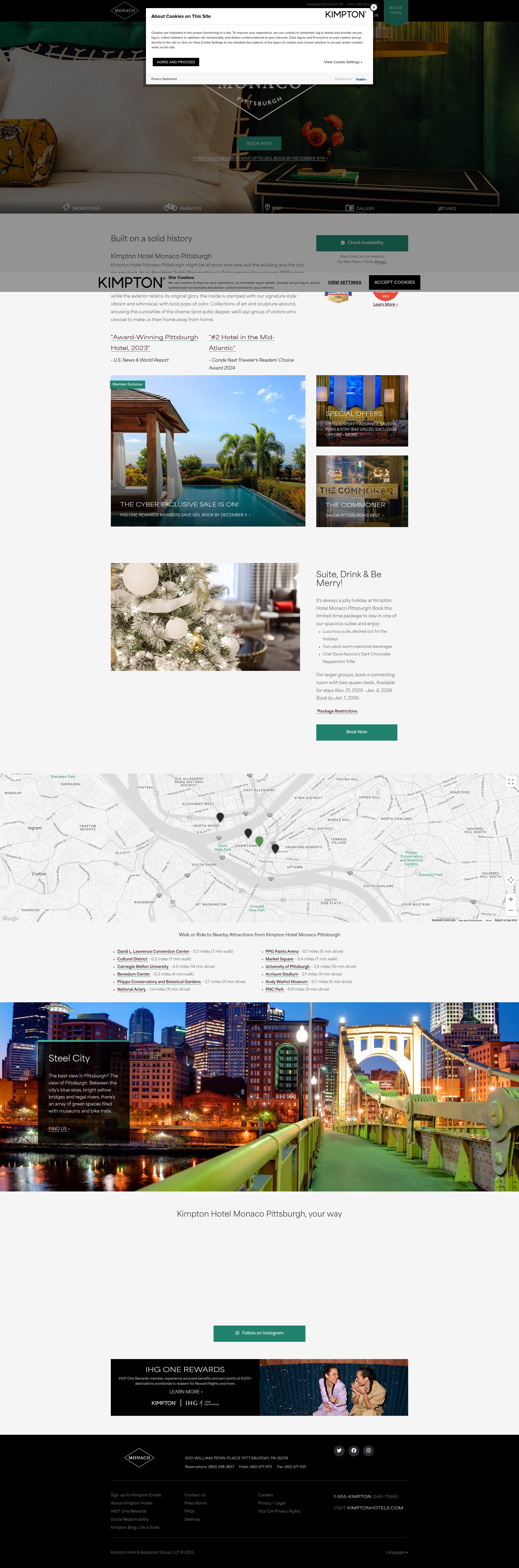 Screenshot of www.monaco-pittsburgh.com