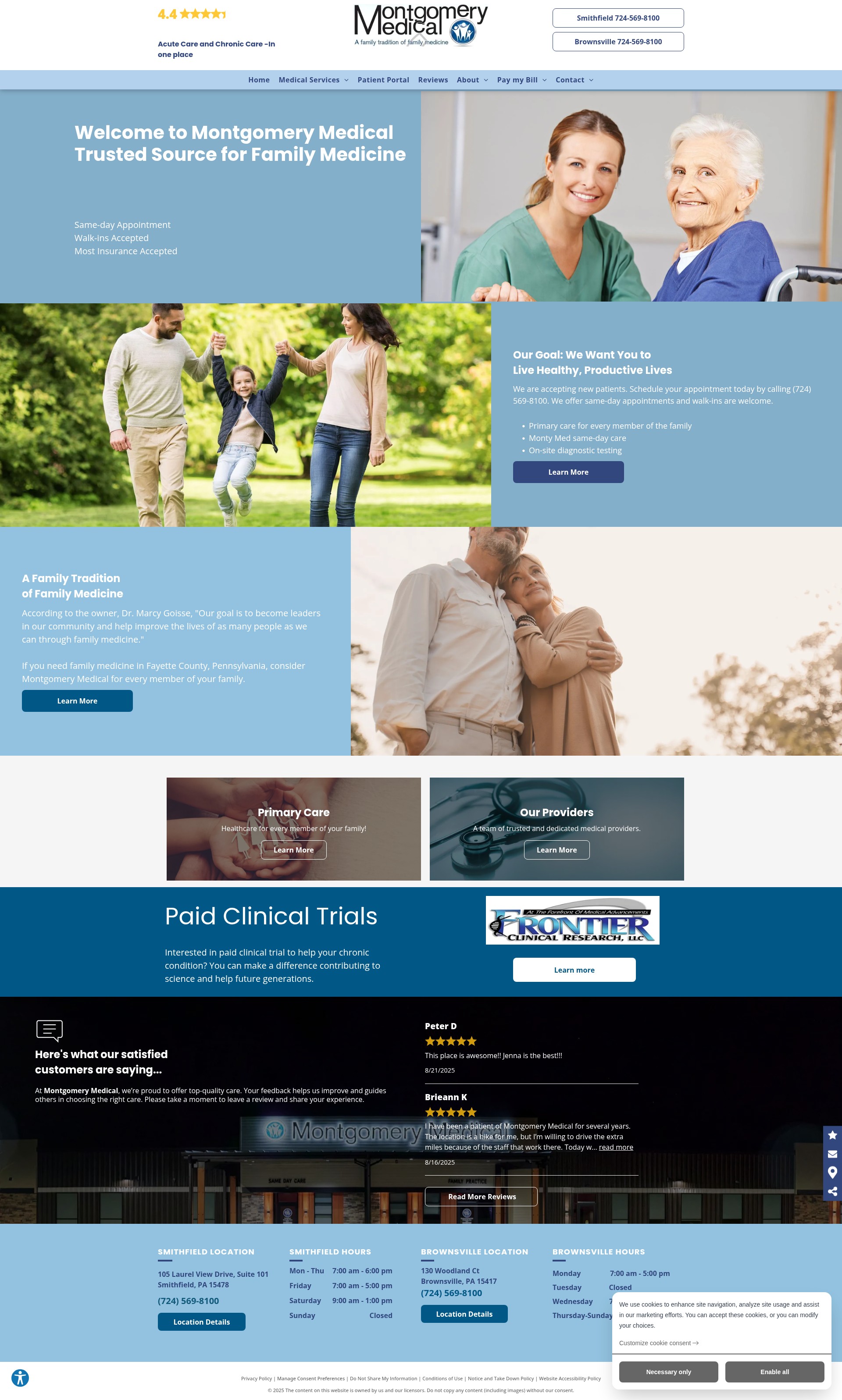 Screenshot of www.montymed.com