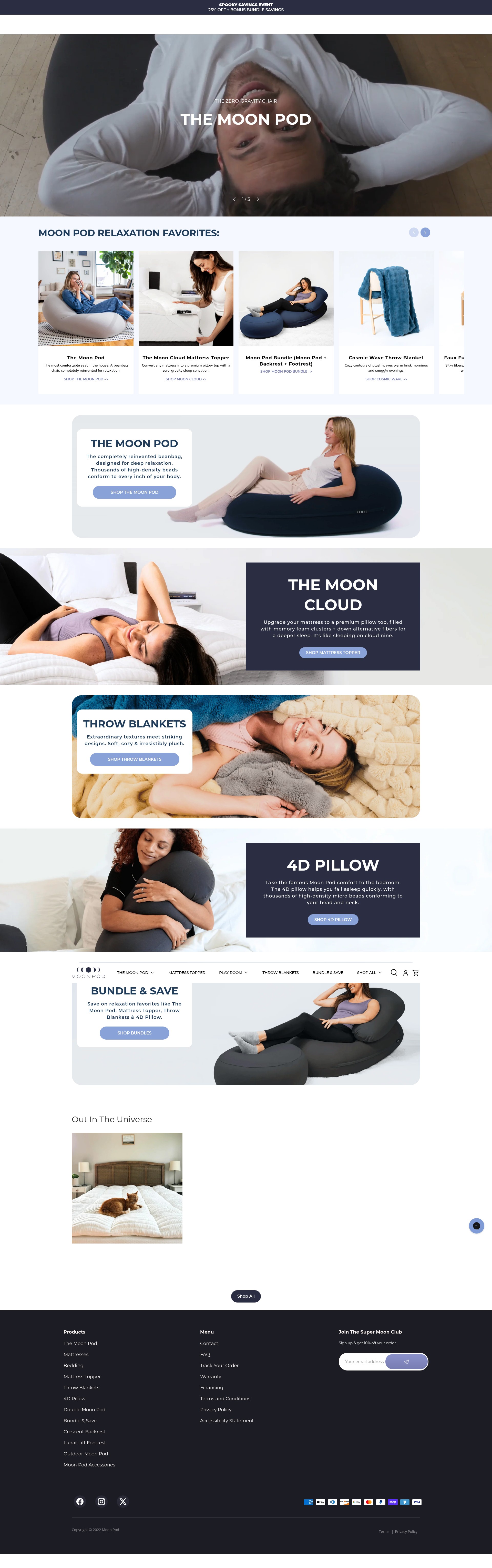 Screenshot of www.moonpod.co