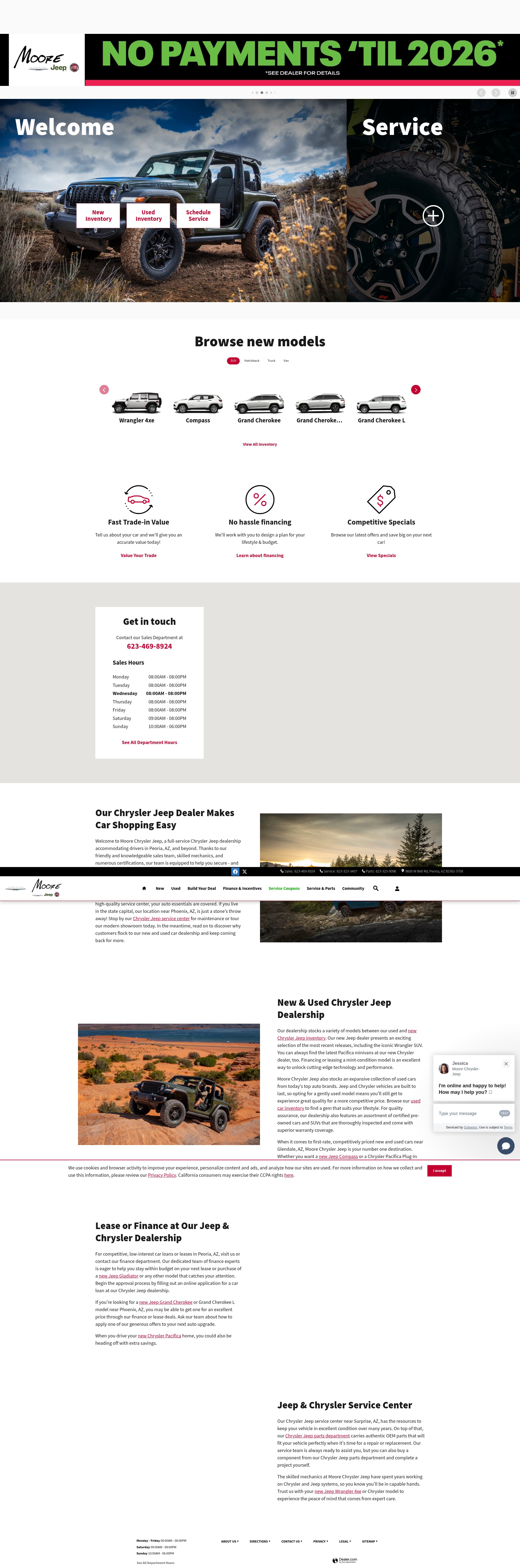 Screenshot of www.mooreauto.com