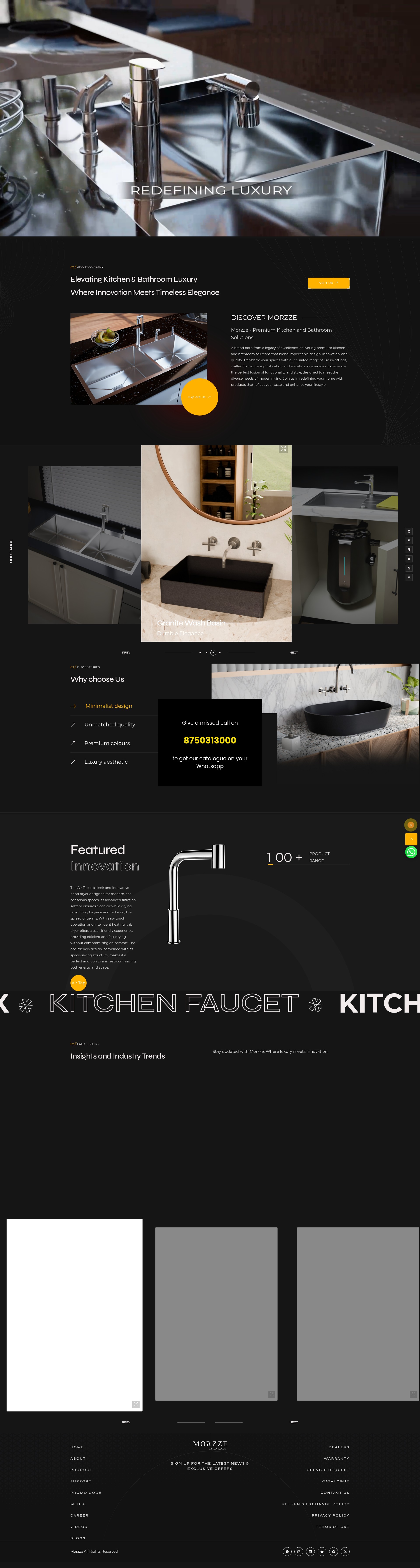 Screenshot of www.morzze.com