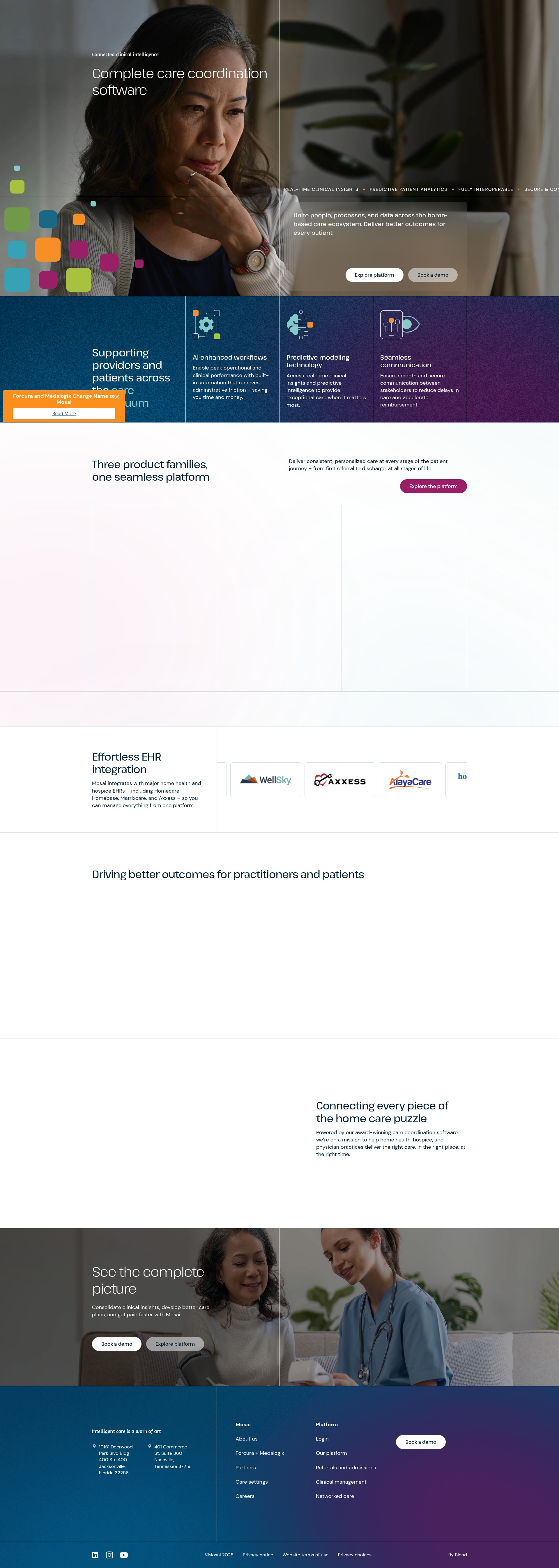 Screenshot of www.mosai.com