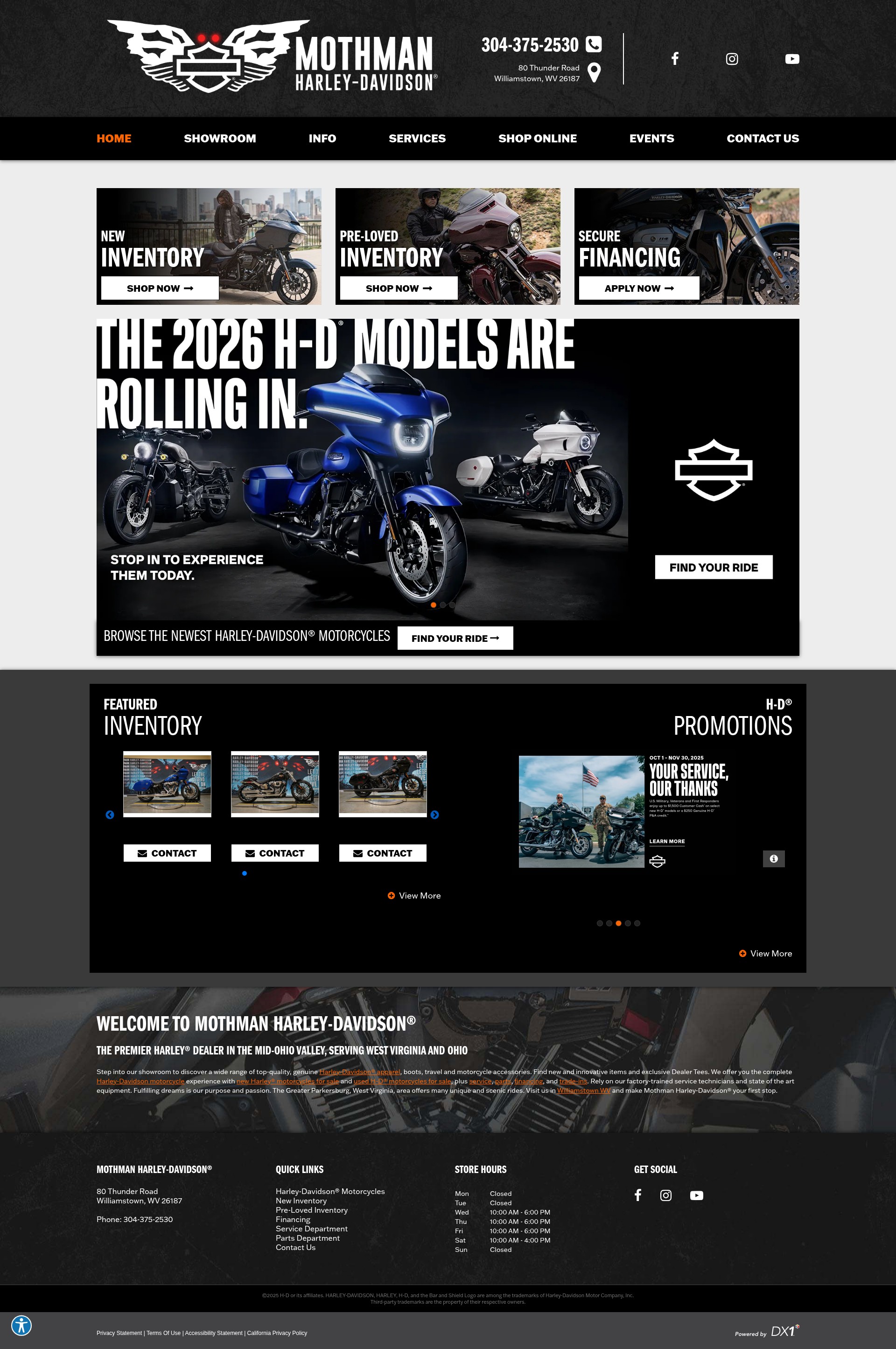Screenshot of www.mothmanhd.com