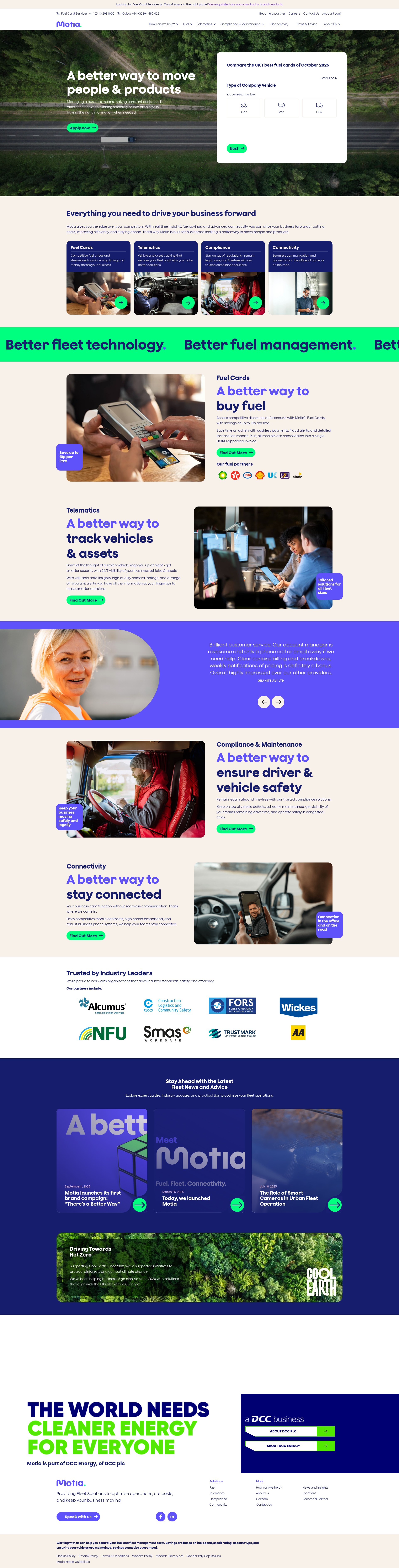 Screenshot of www.motia.com