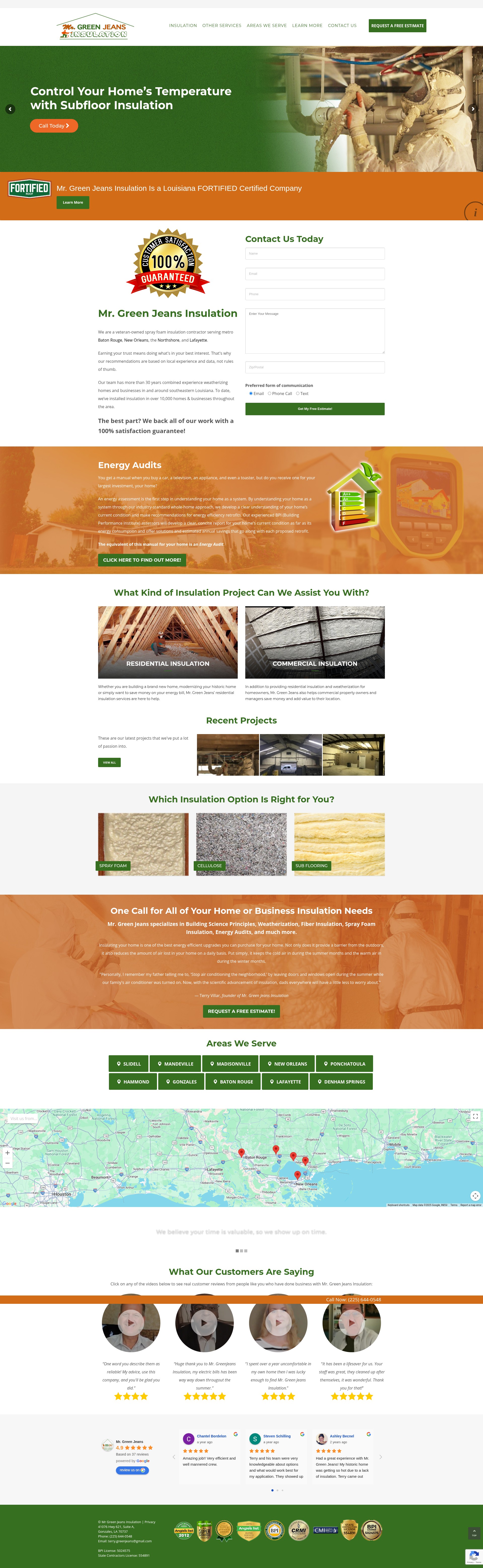Screenshot of www.mrgreenj.com