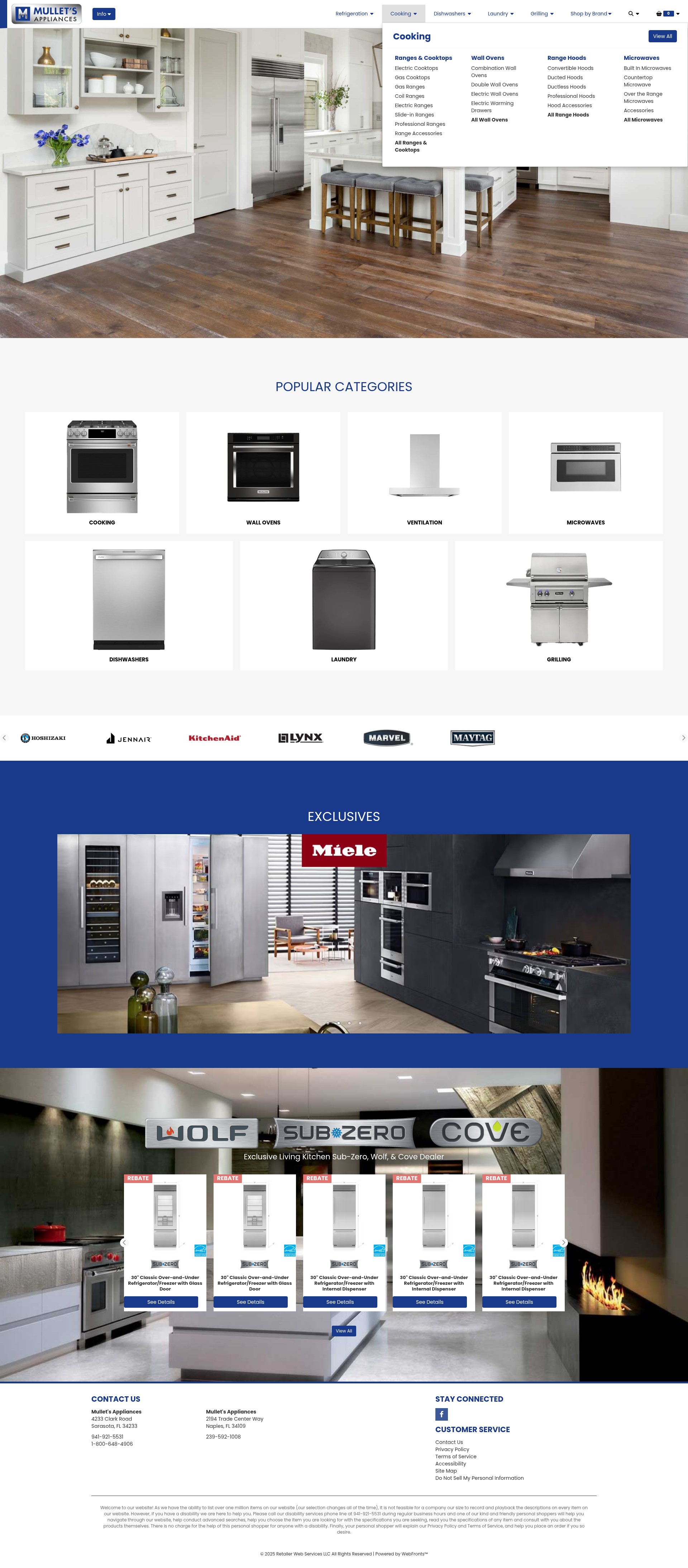 Screenshot of www.mullets.com
