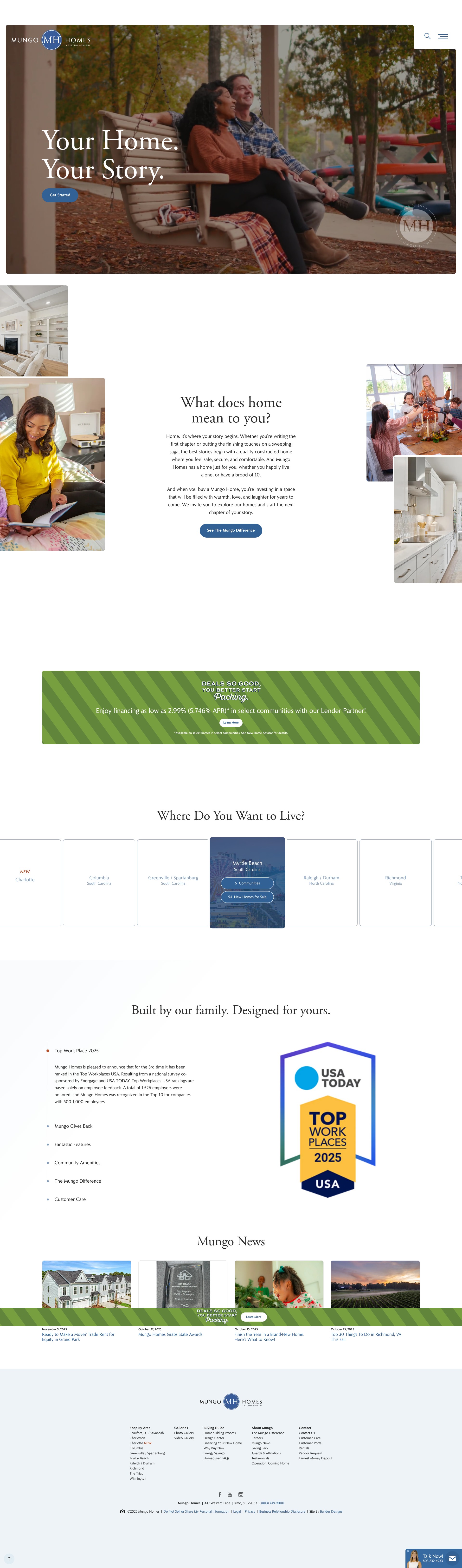 Screenshot of www.mungo.com