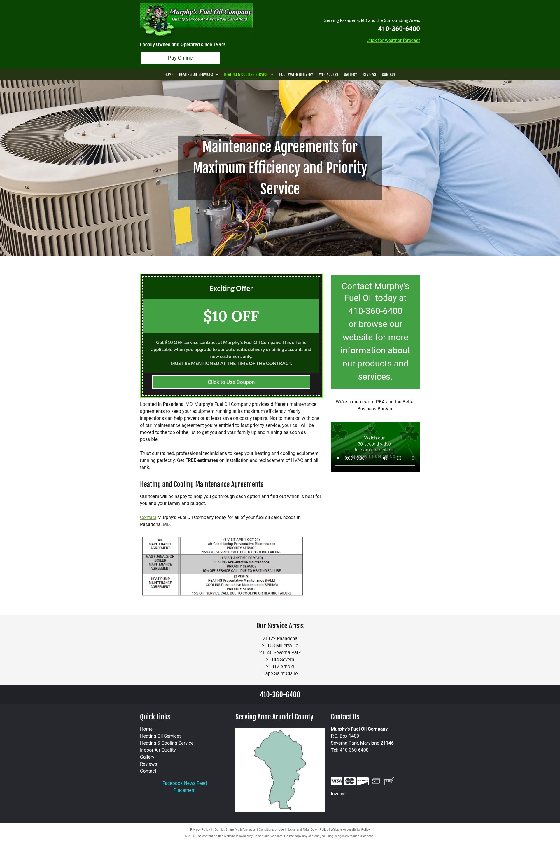 Screenshot of www.murphysfuel.com