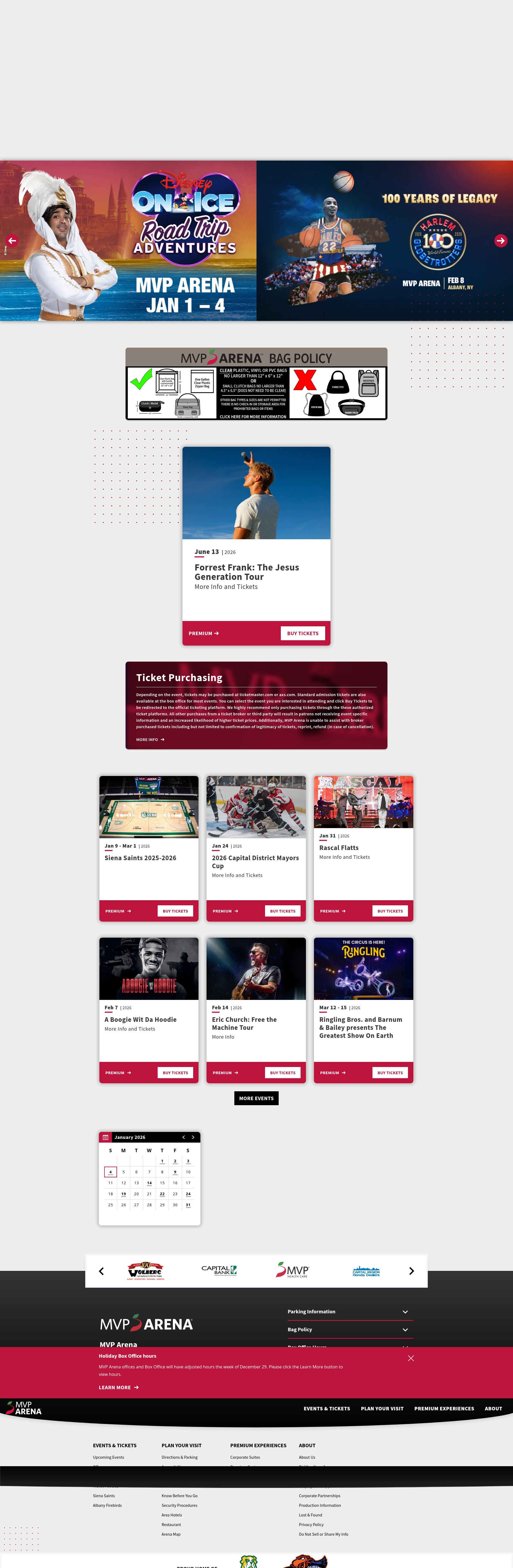 Screenshot of www.mvparena.com