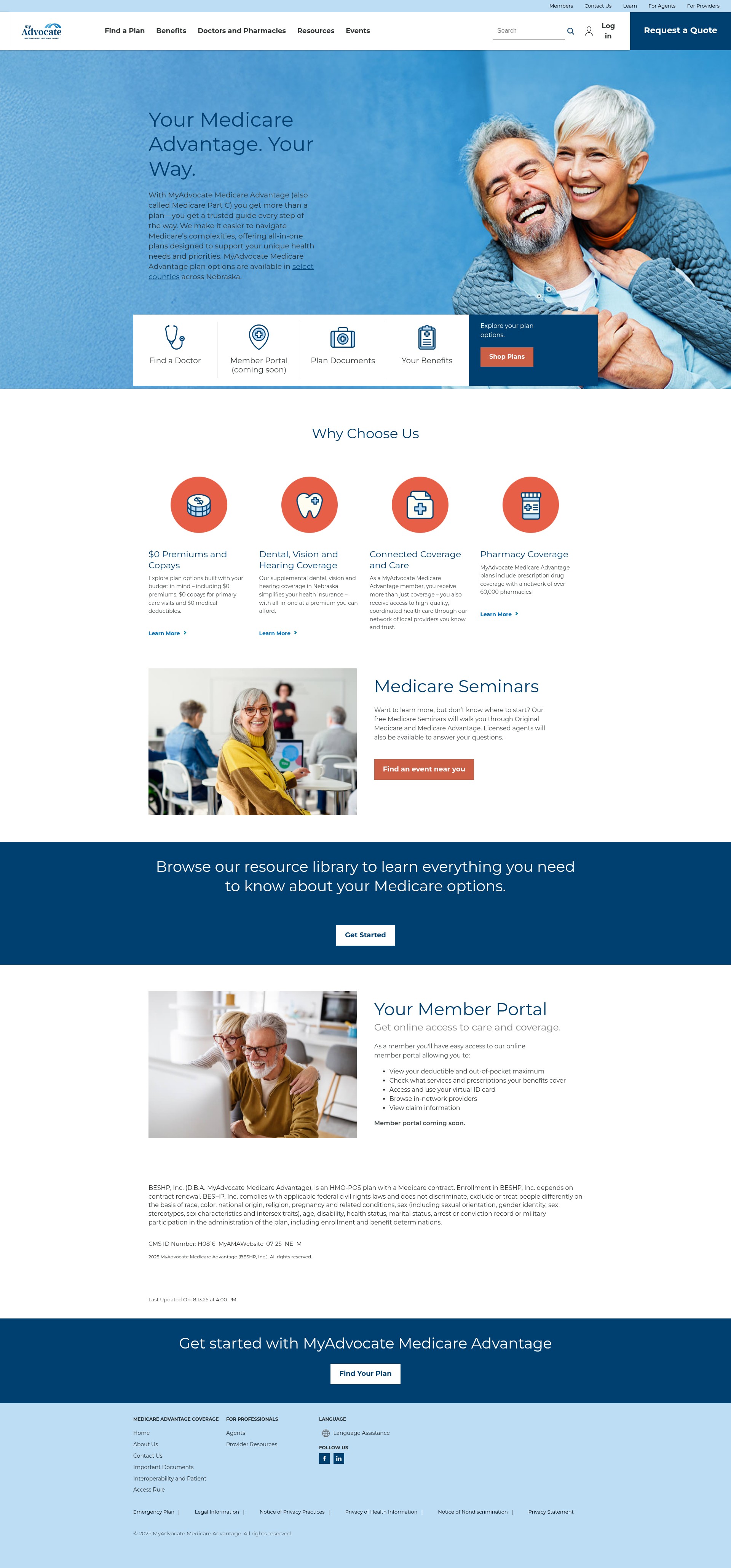 Screenshot of www.myadvocatema.com