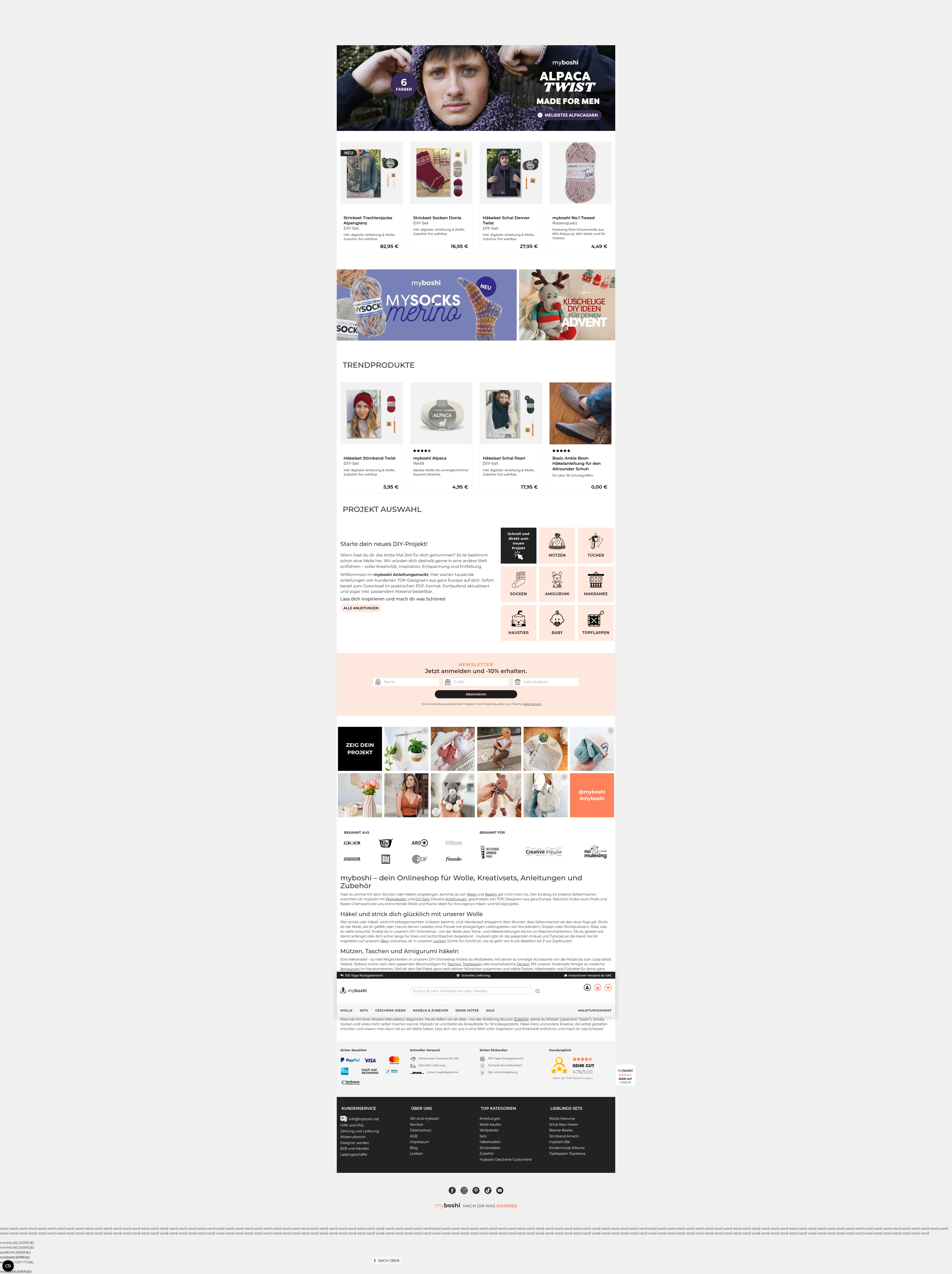 Screenshot of www.myboshi.net