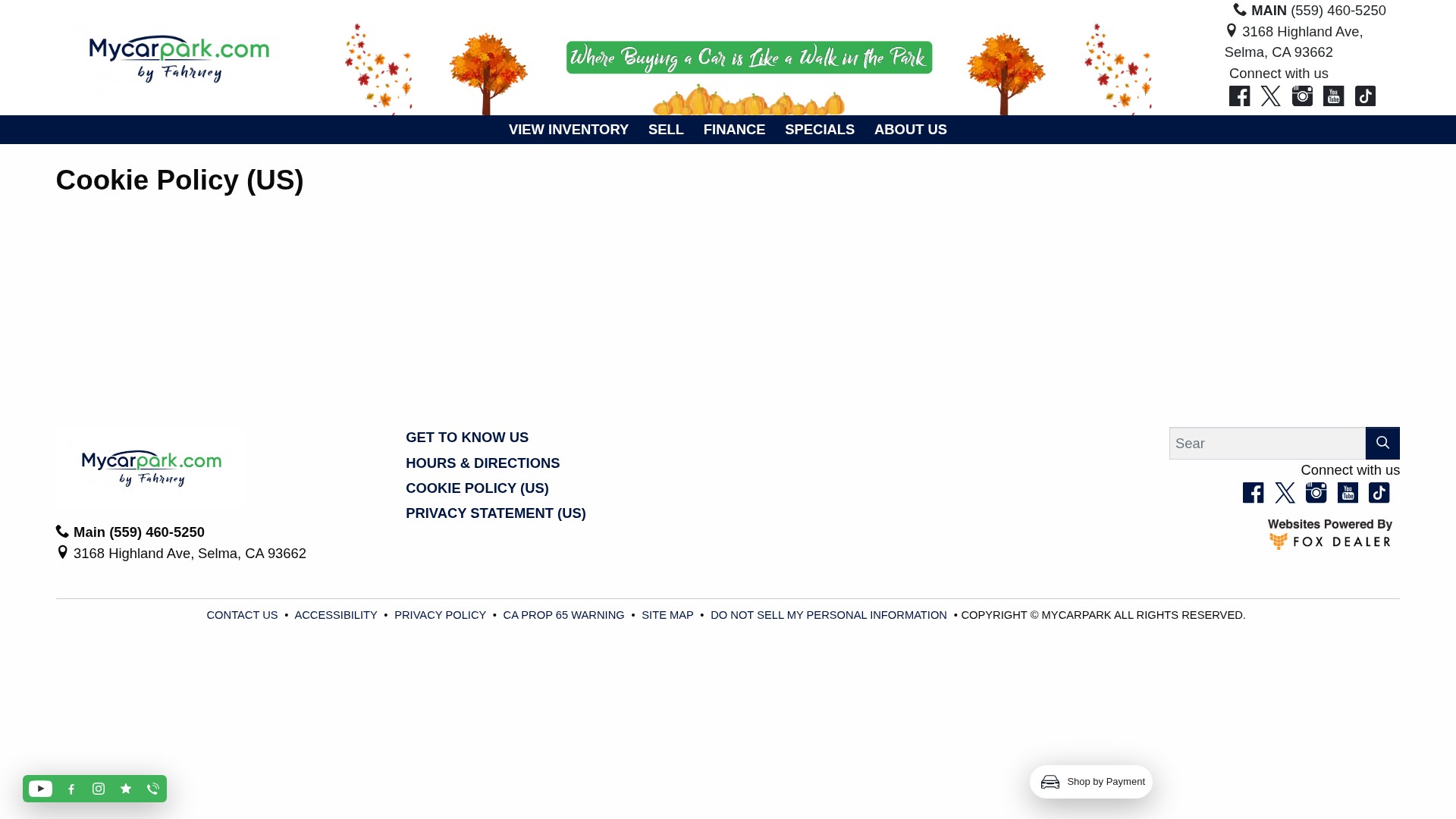 Screenshot of www.mycarpark.com