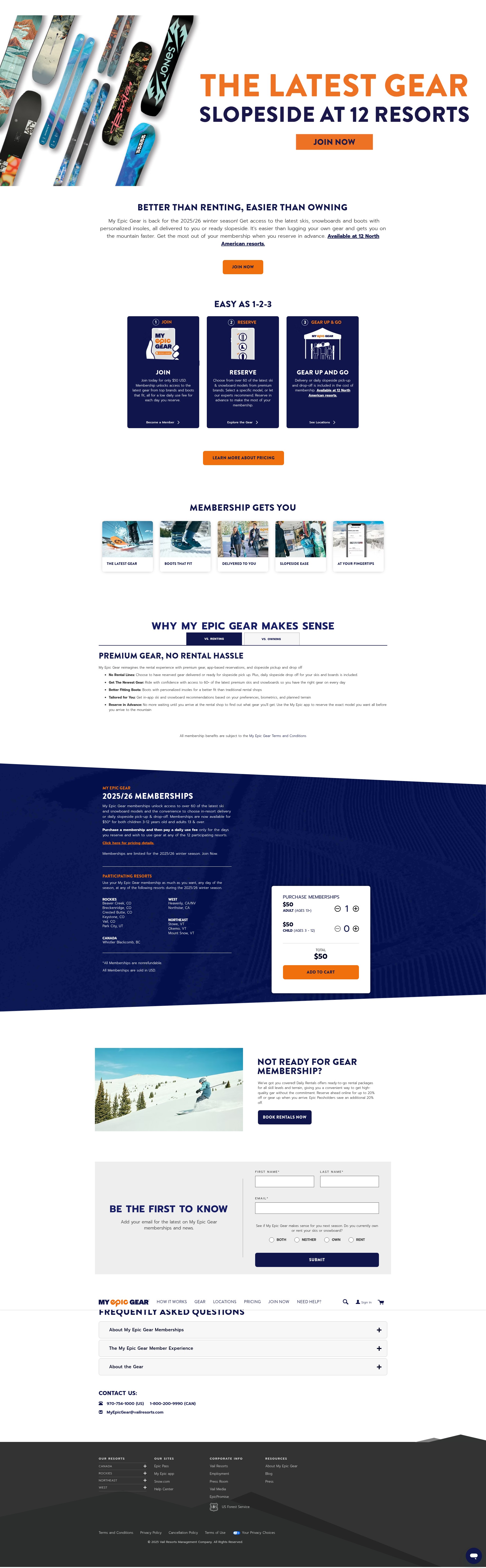 Screenshot of www.myepicgear.com