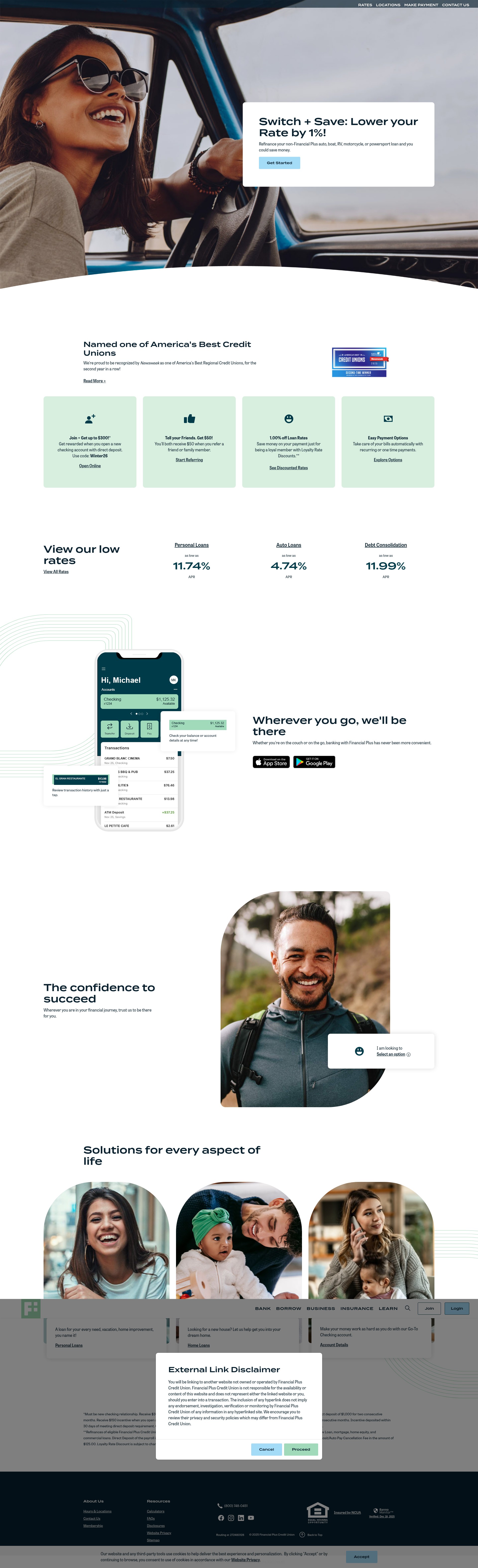 Screenshot of www.myfpcu.com