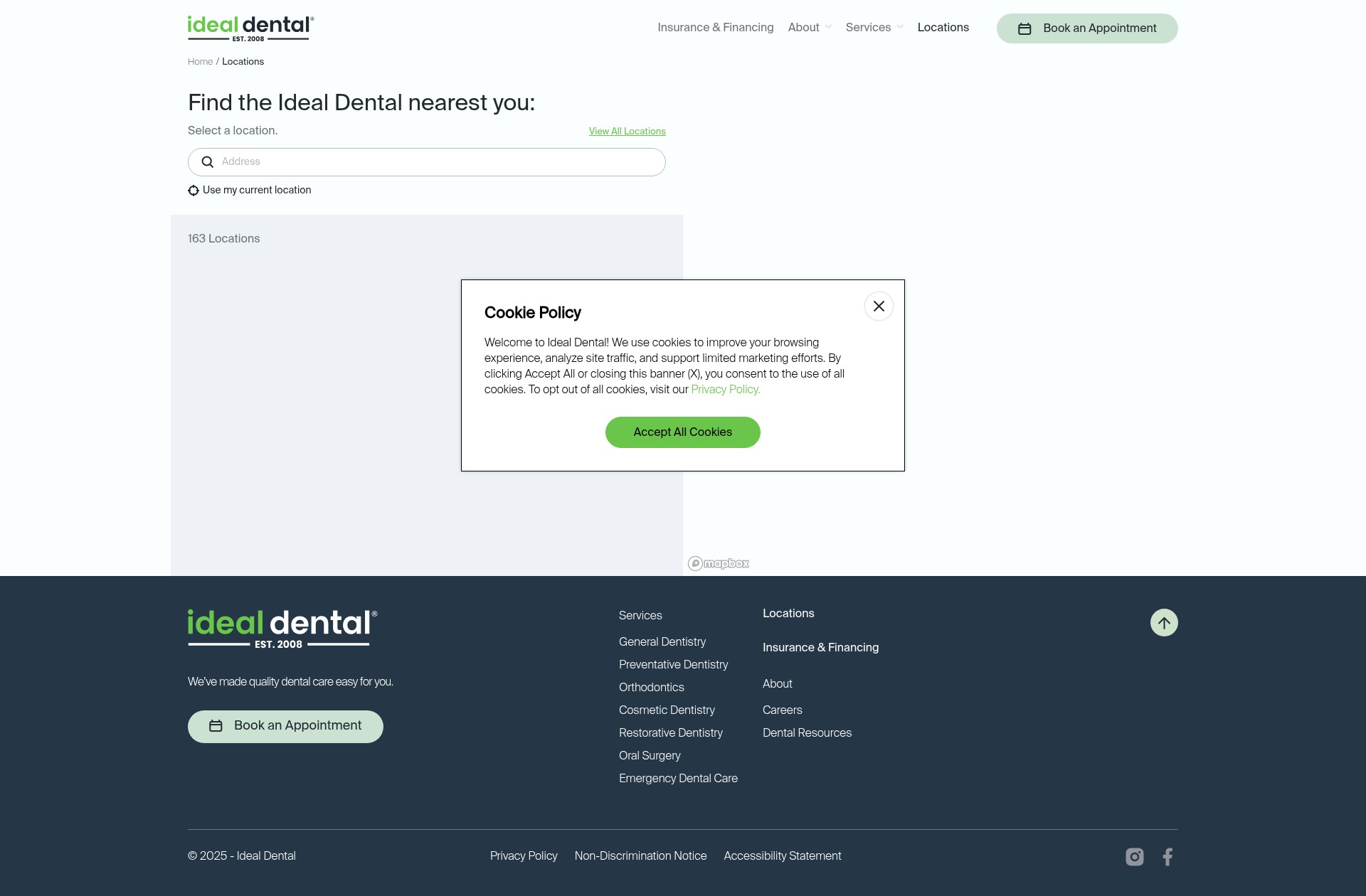 Screenshot of www.myidealdental.com