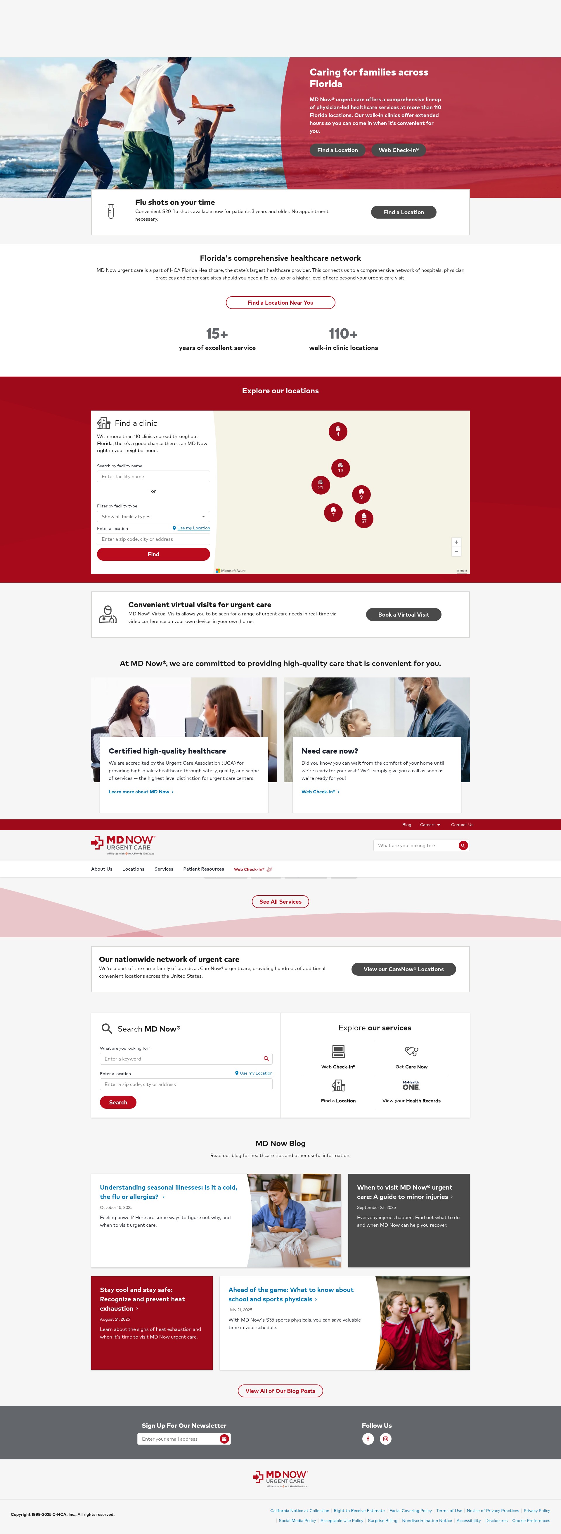 Screenshot of www.mymdnow.com